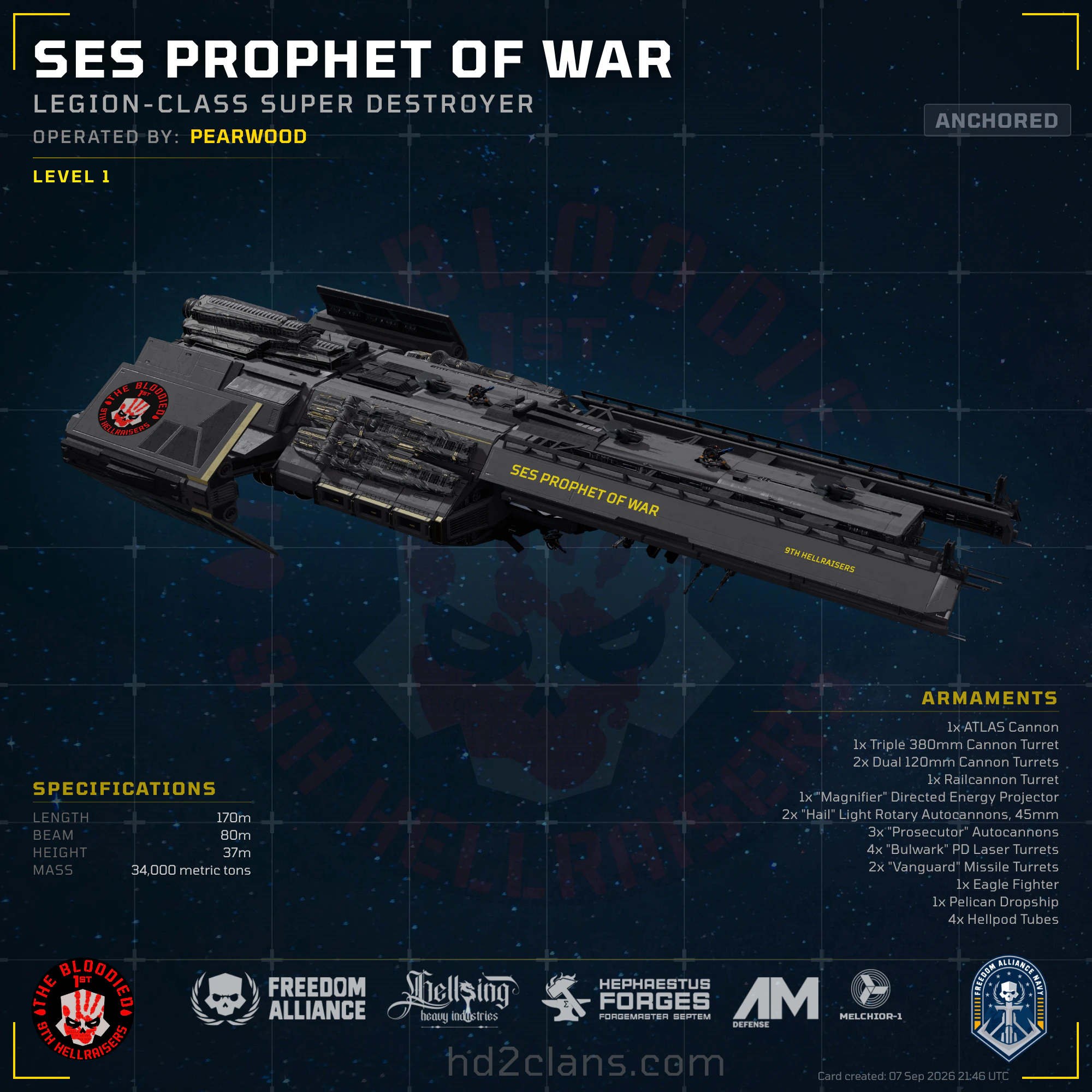 SES Prophet of War