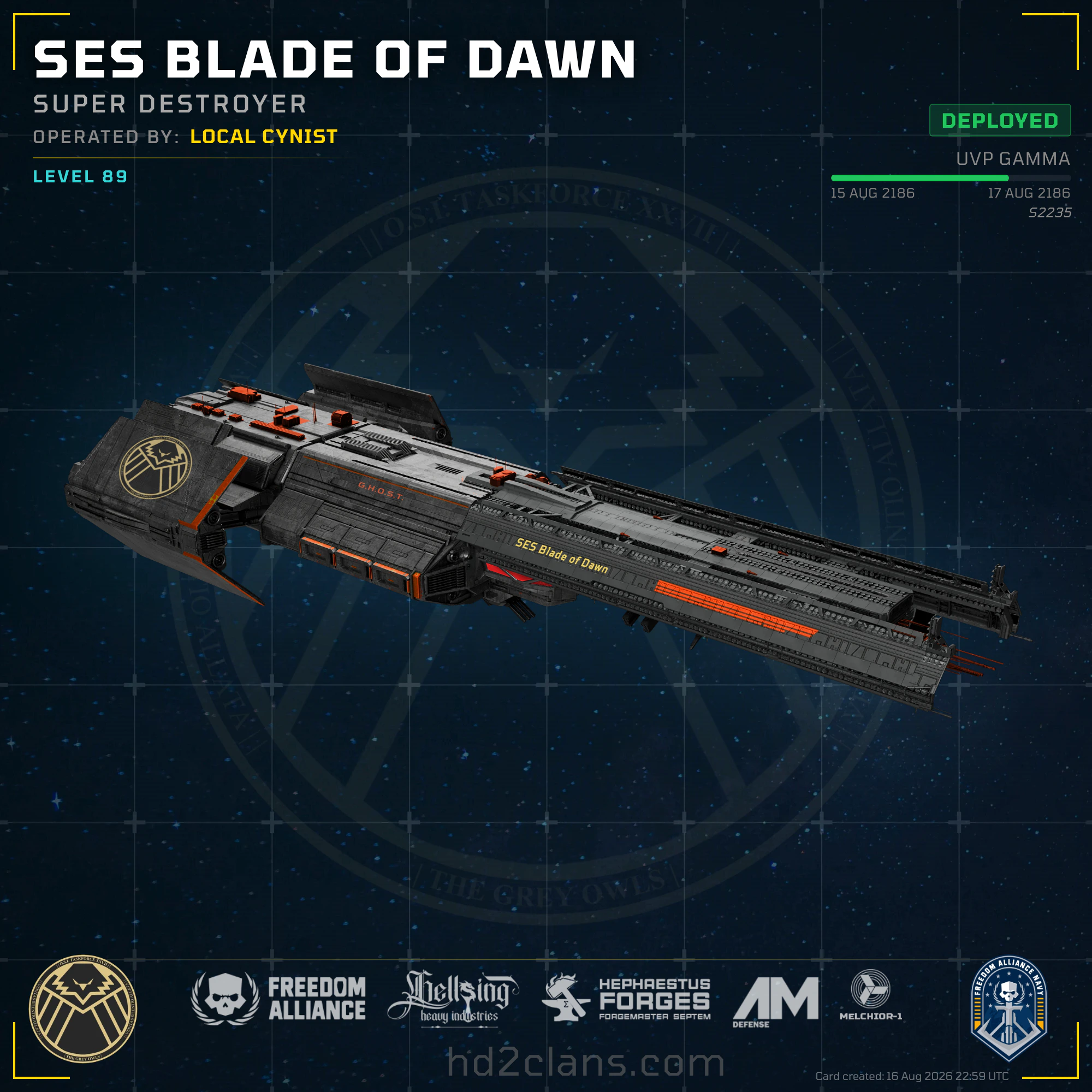 SES Blade of Dawn