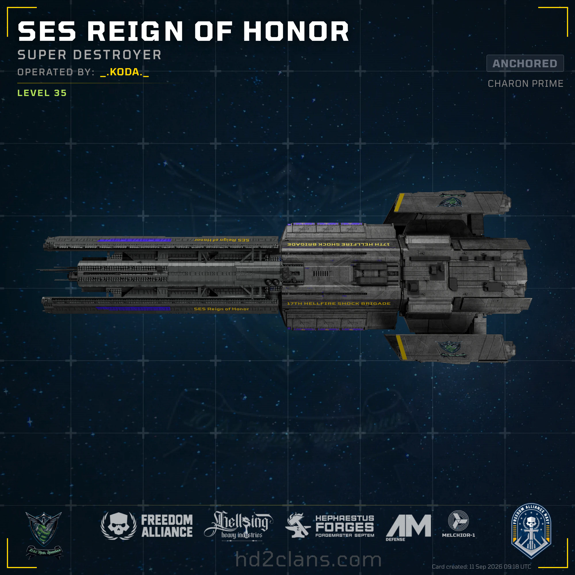 SES Reign of Honor
