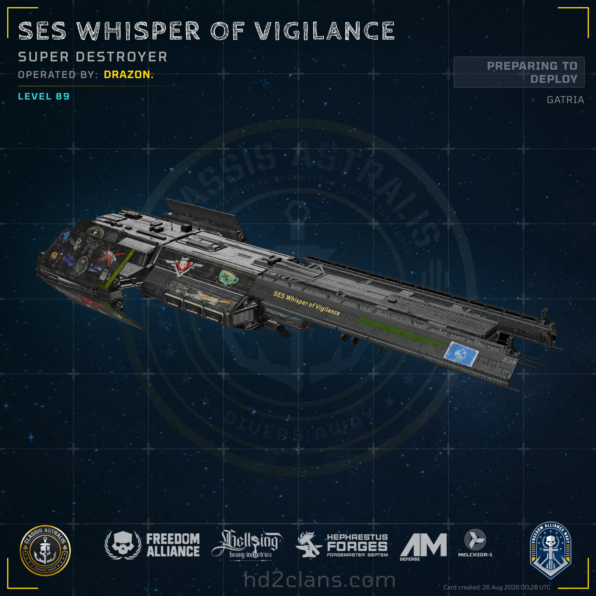 SES Whisper of Vigilance