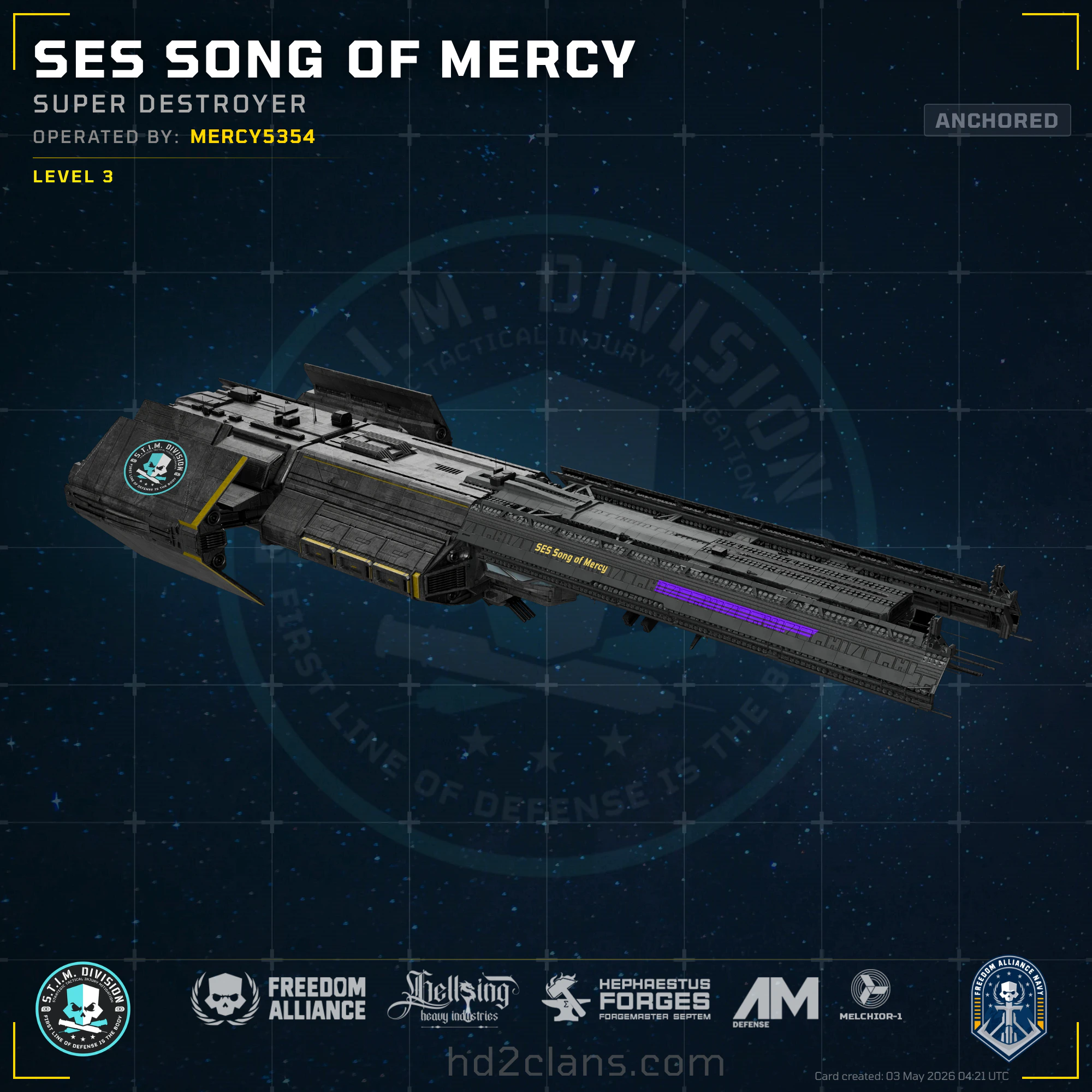 SES Song of Mercy