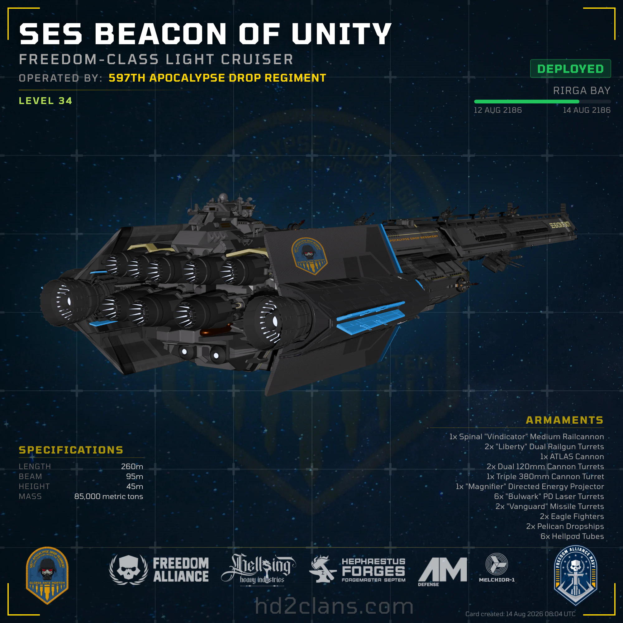 SES Beacon of Unity