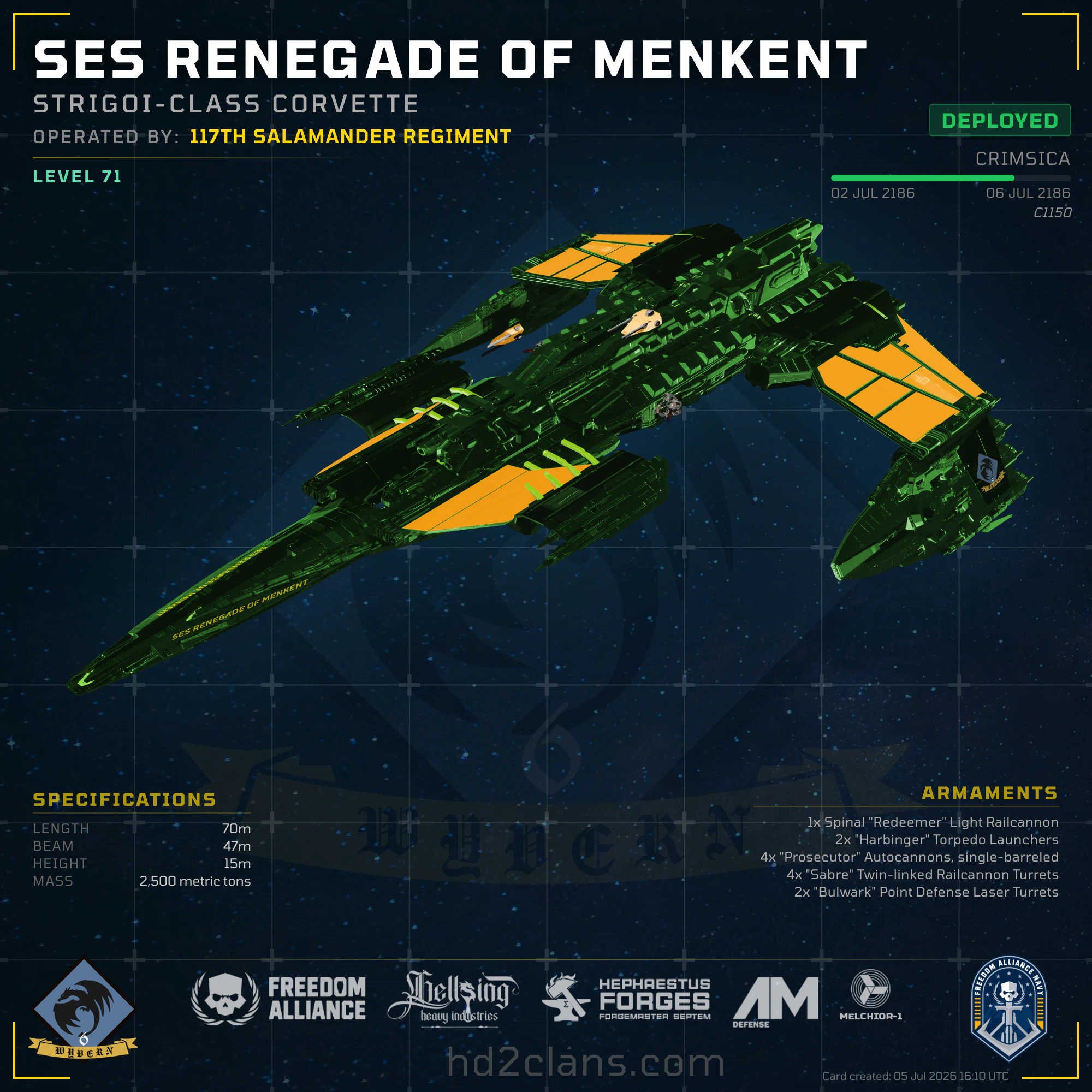 SES Renegade of Menkent