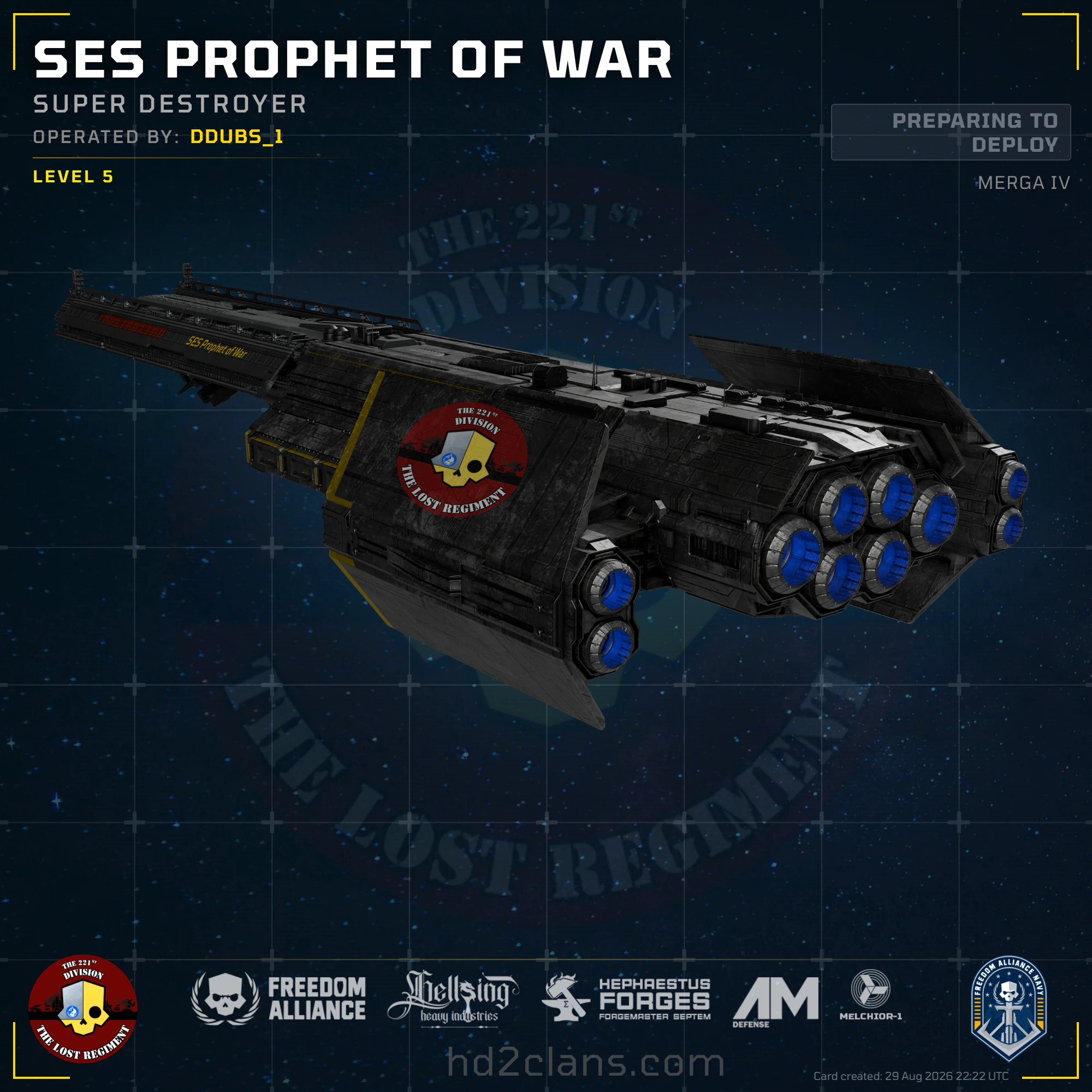 SES Prophet of War