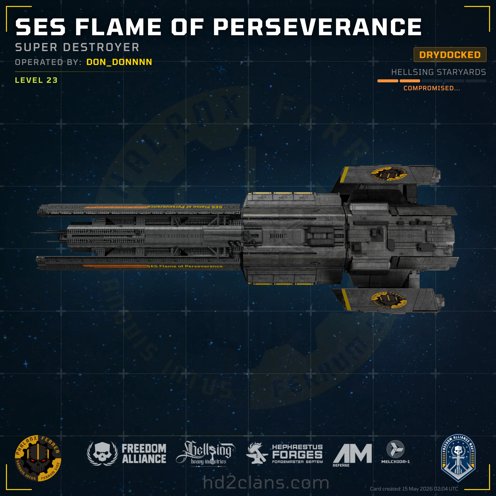 SES Flame of Perseverance