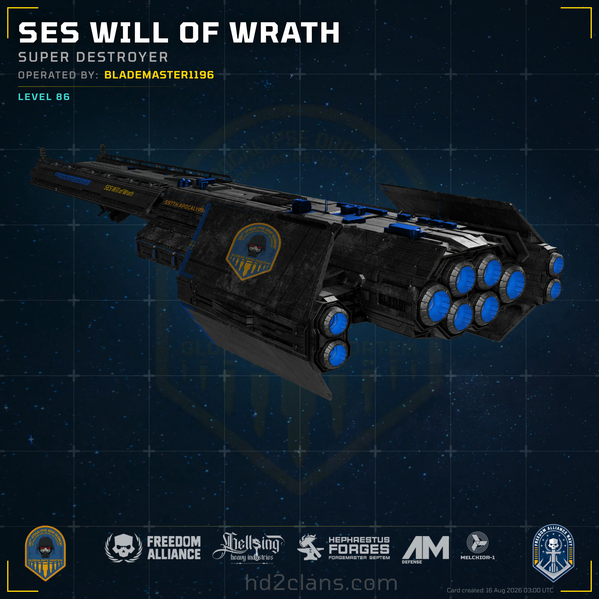 SES Will of Wrath