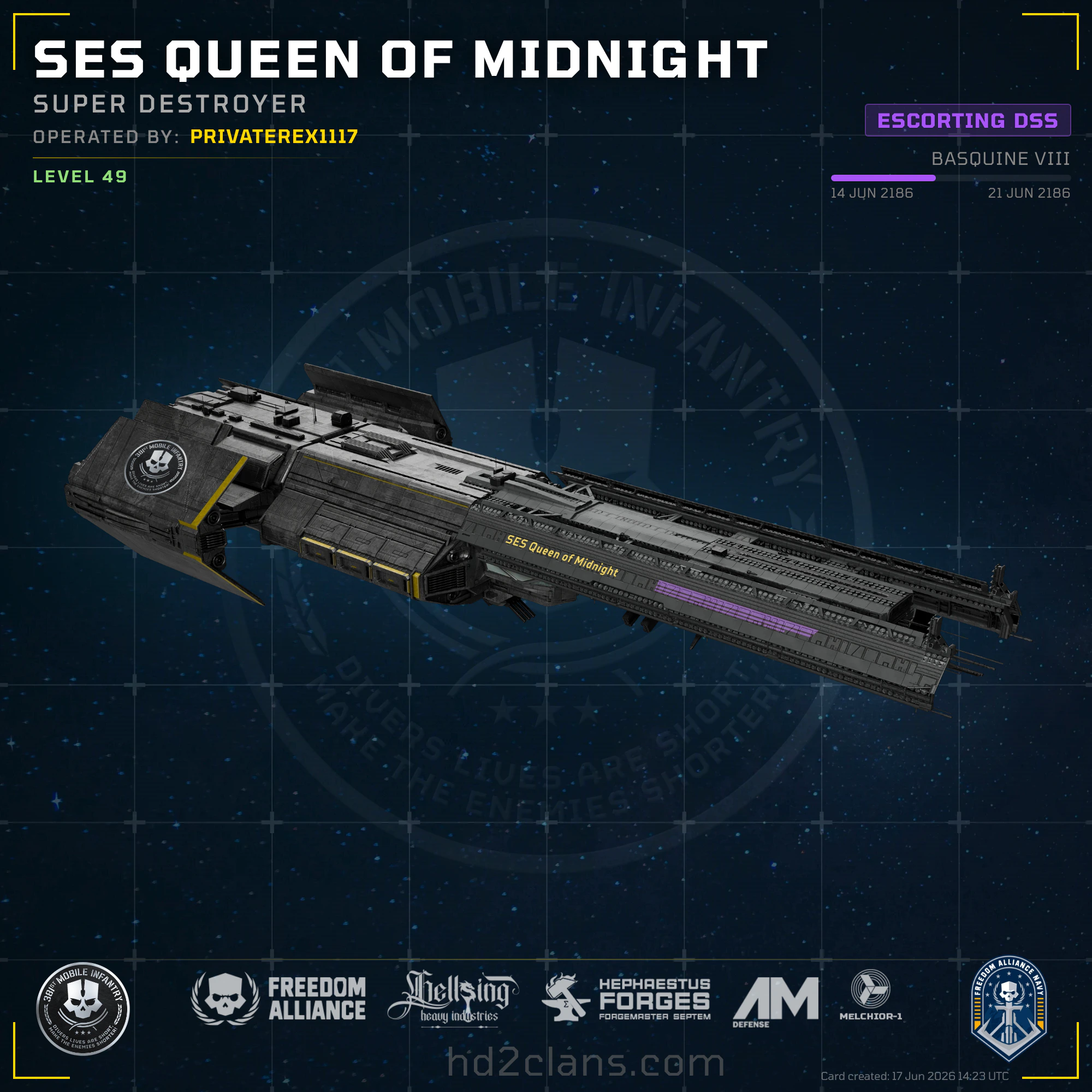 SES Queen of Midnight