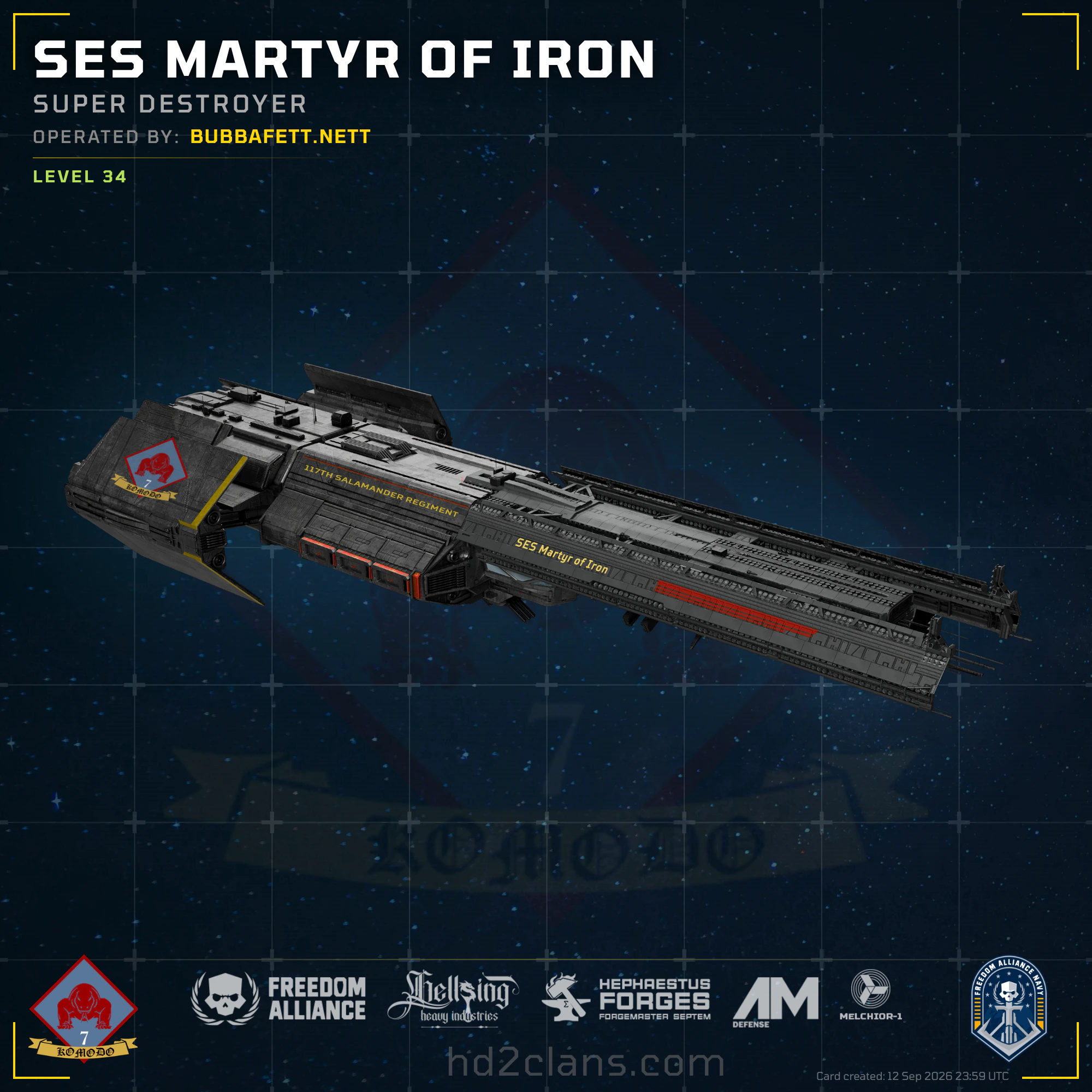SES Martyr of Iron