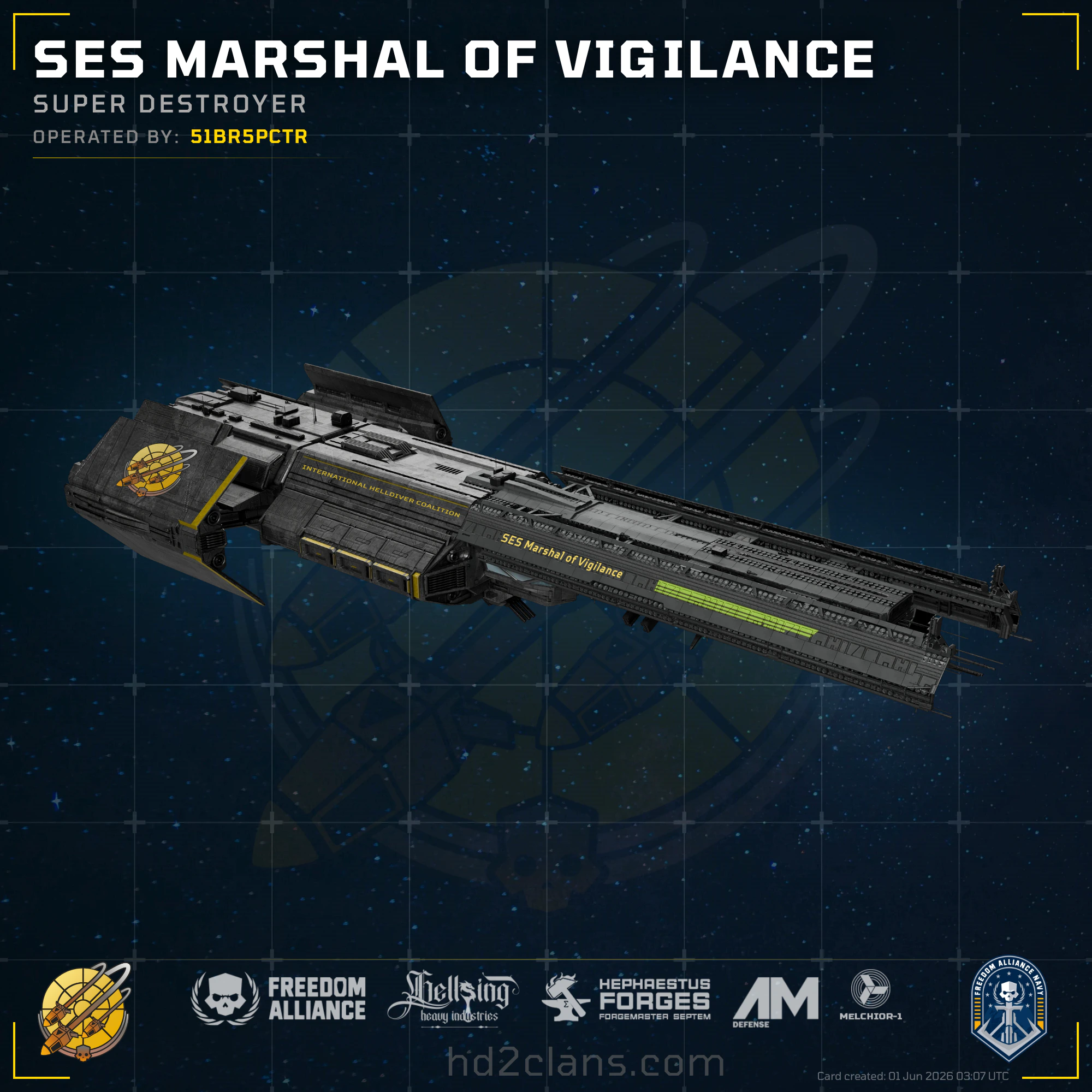 SES Marshal of Vigilance