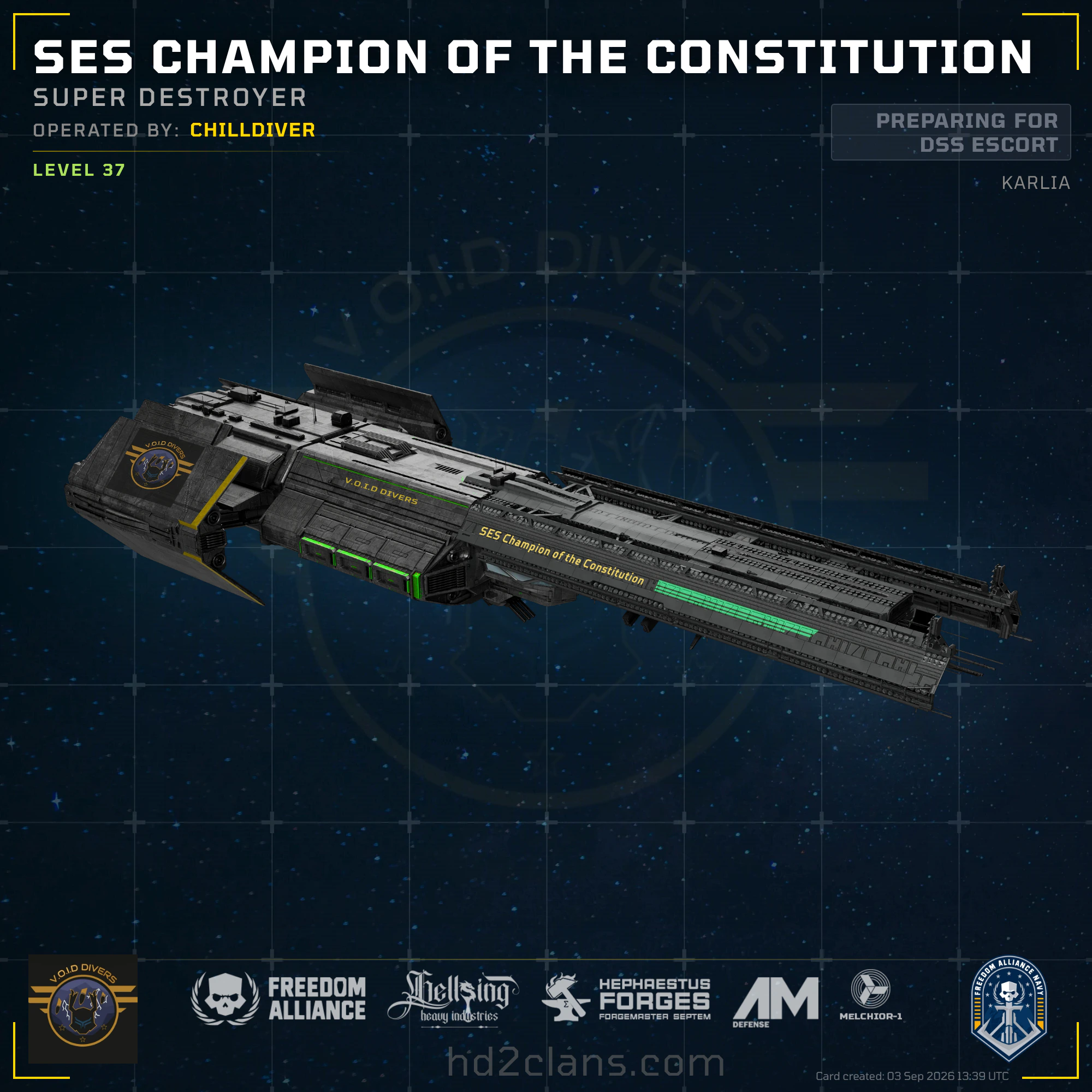 SES Champion of the Constitution