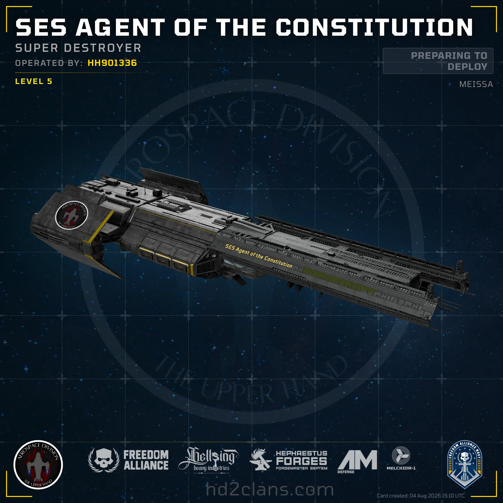 SES Agent of the Constitution
