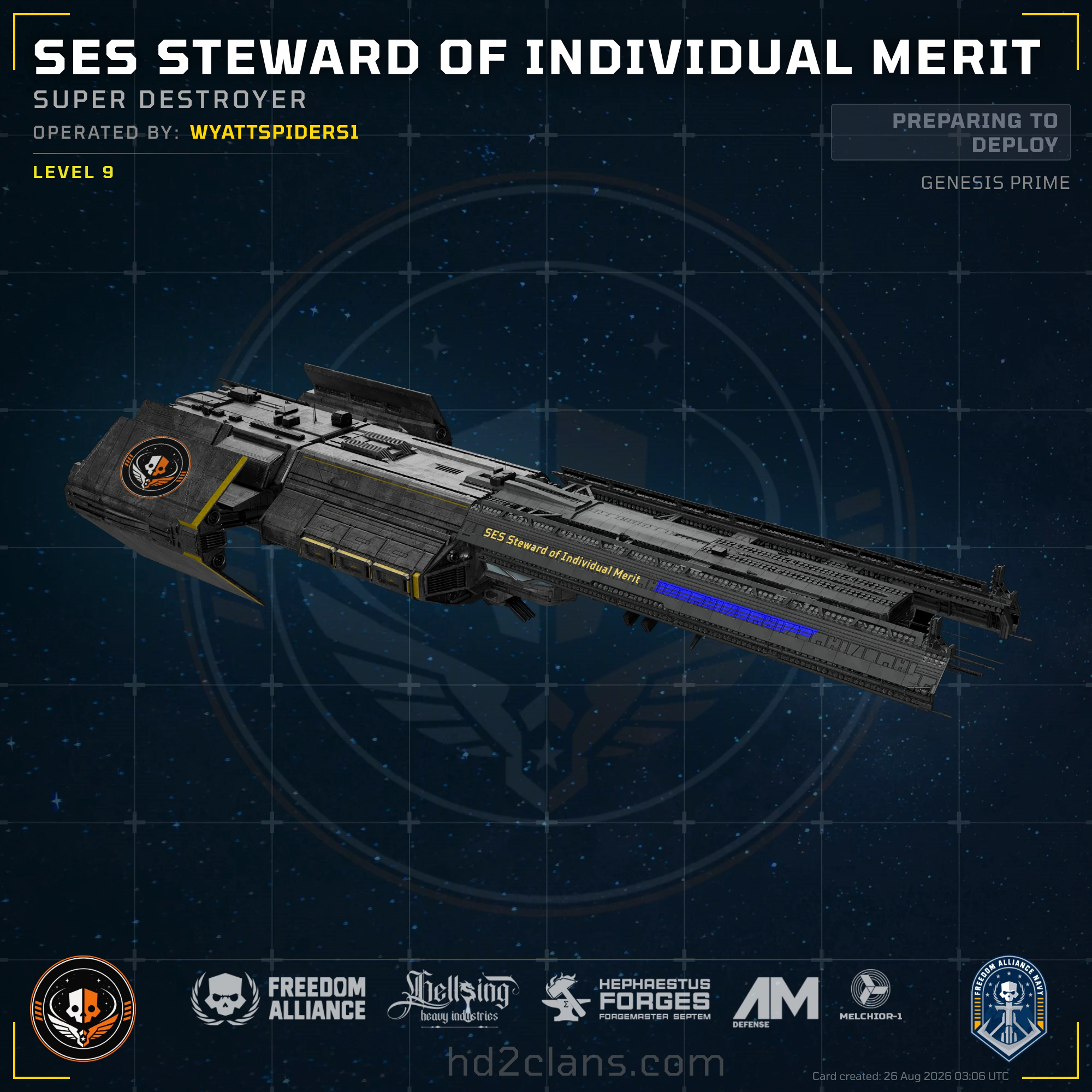 SES Steward of Individual Merit