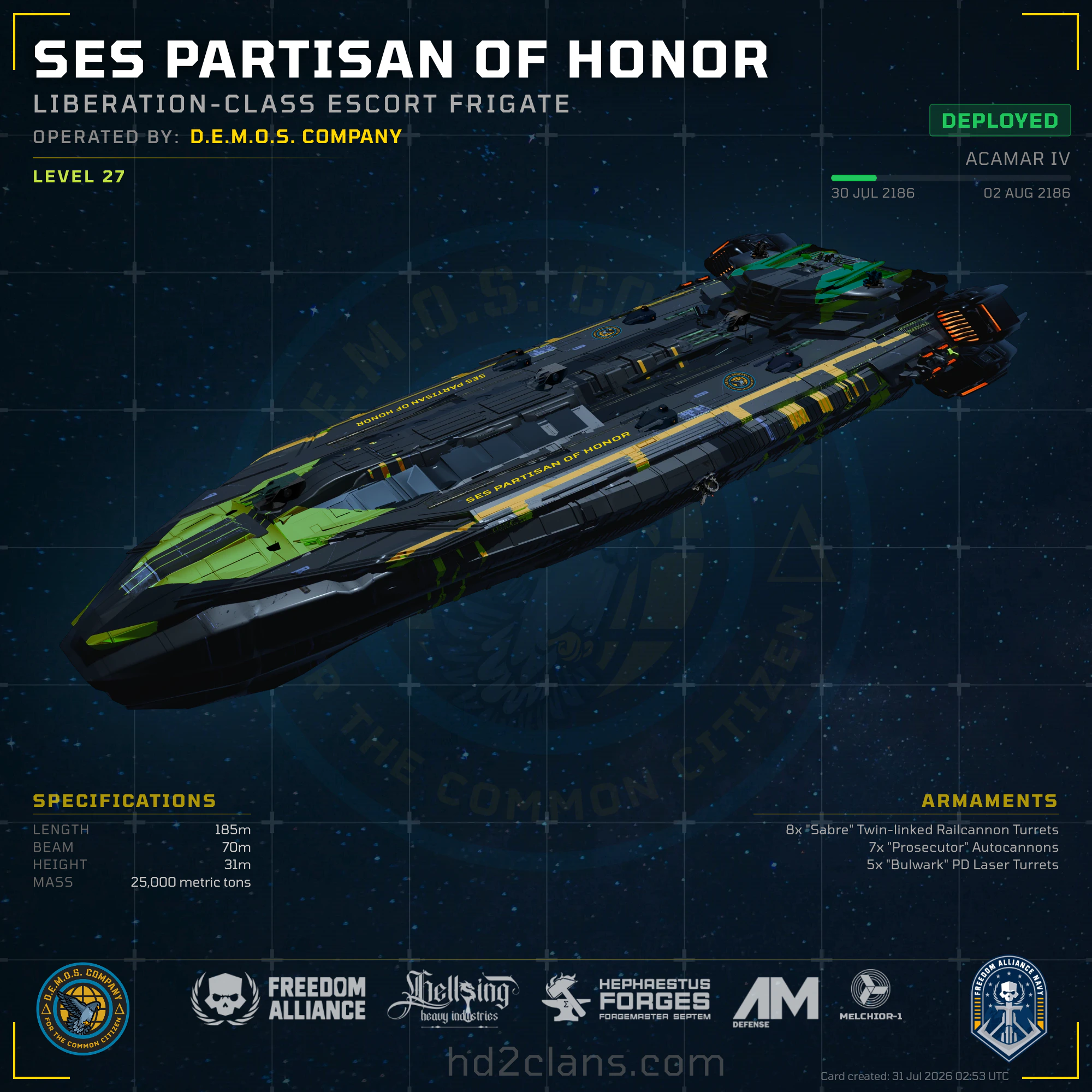 SES Partisan of Honor