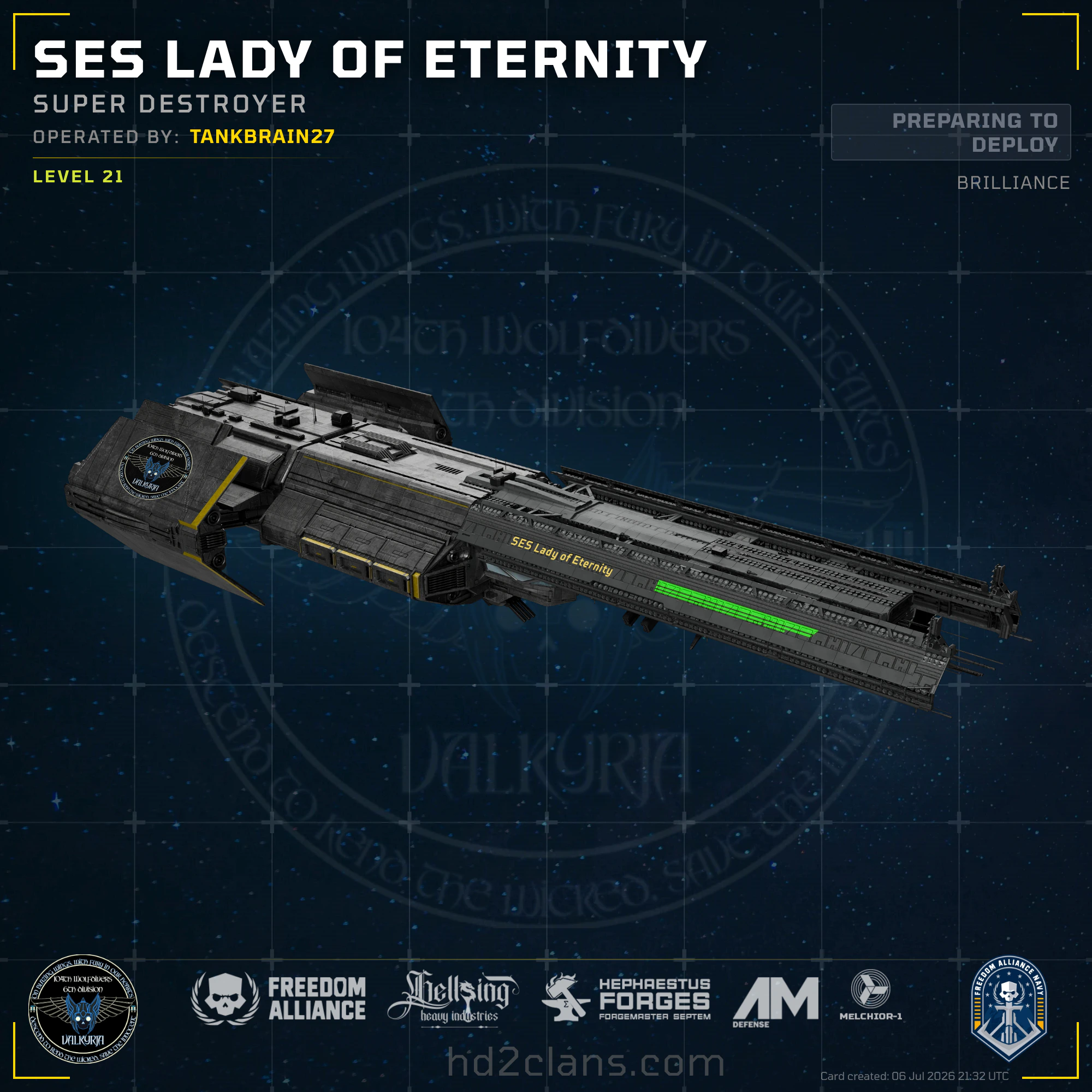 SES Lady of Eternity