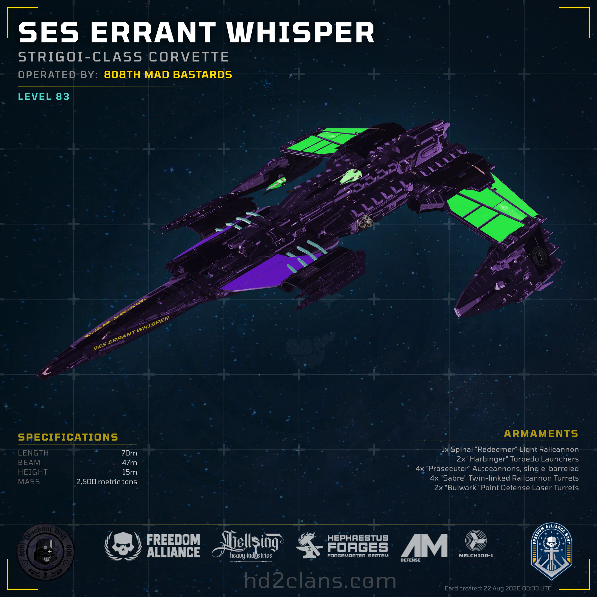 SES Errant Whisper