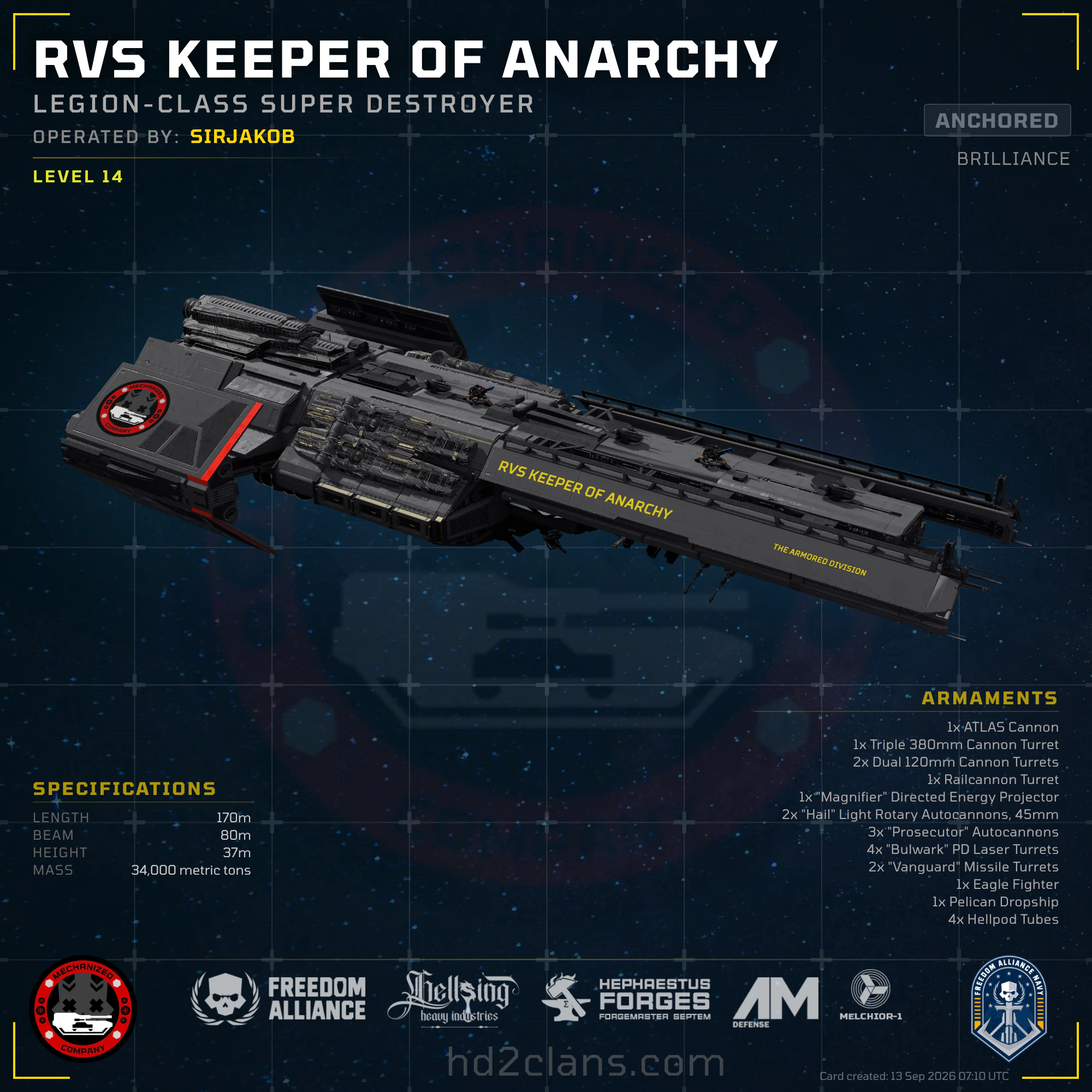 RVS Keeper of Anarchy