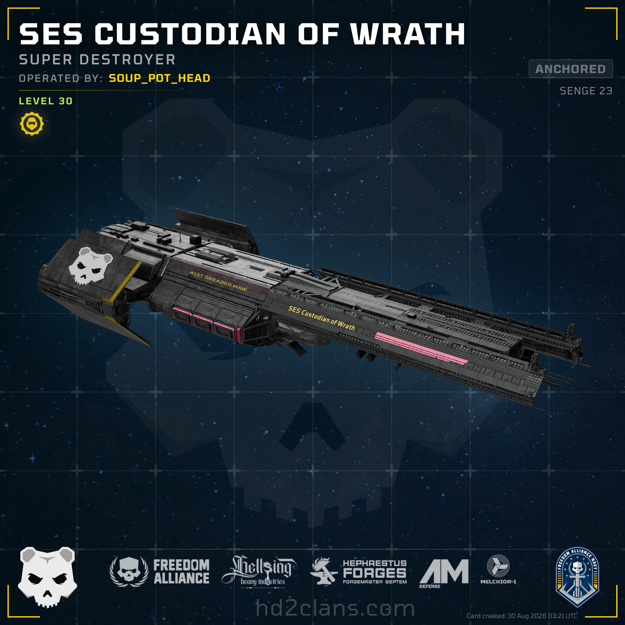 SES Custodian of Wrath