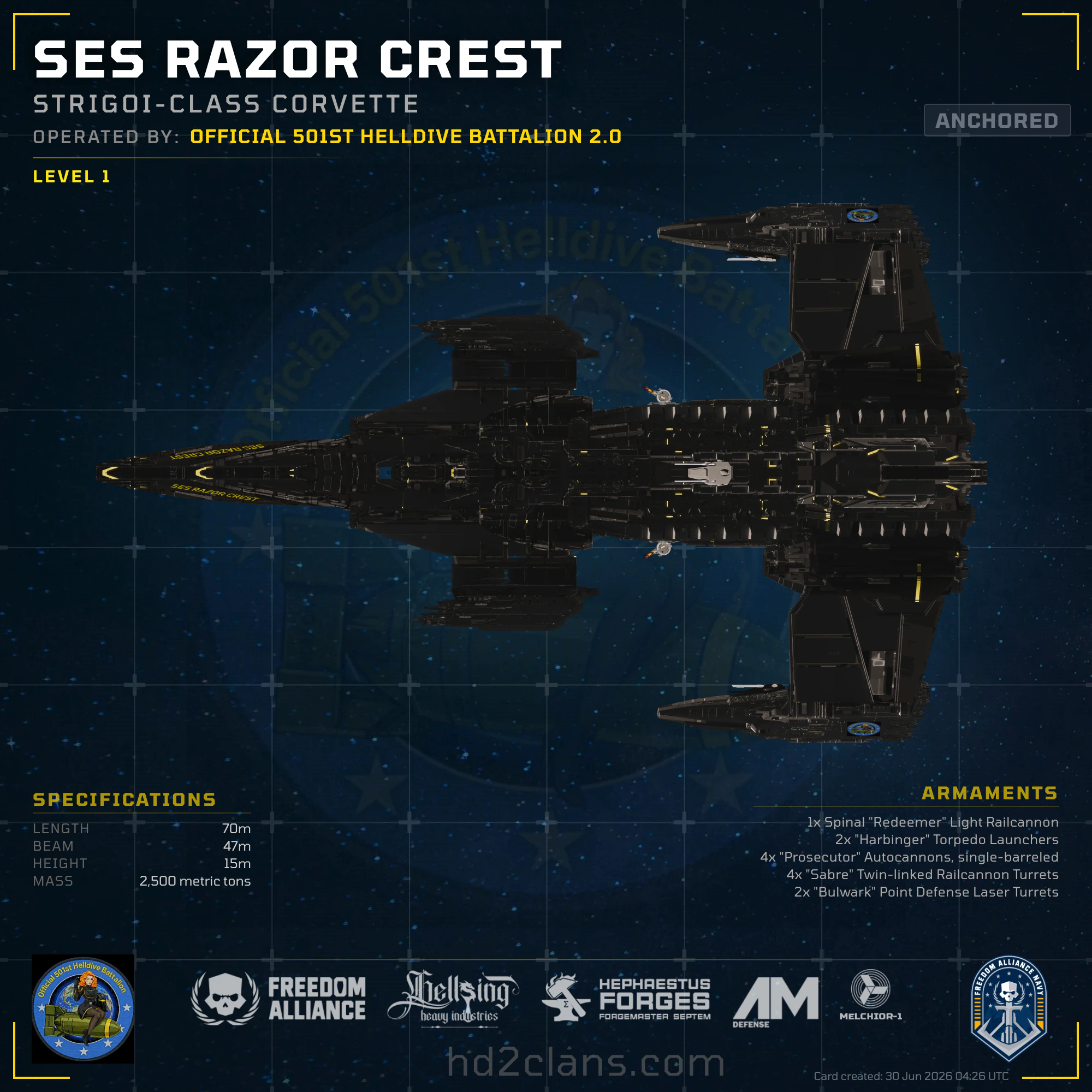 SES RAZOR CREST