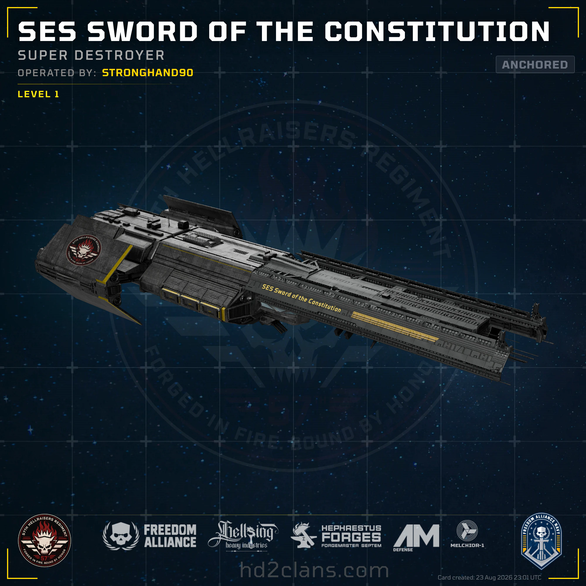 SES Sword of the Constitution