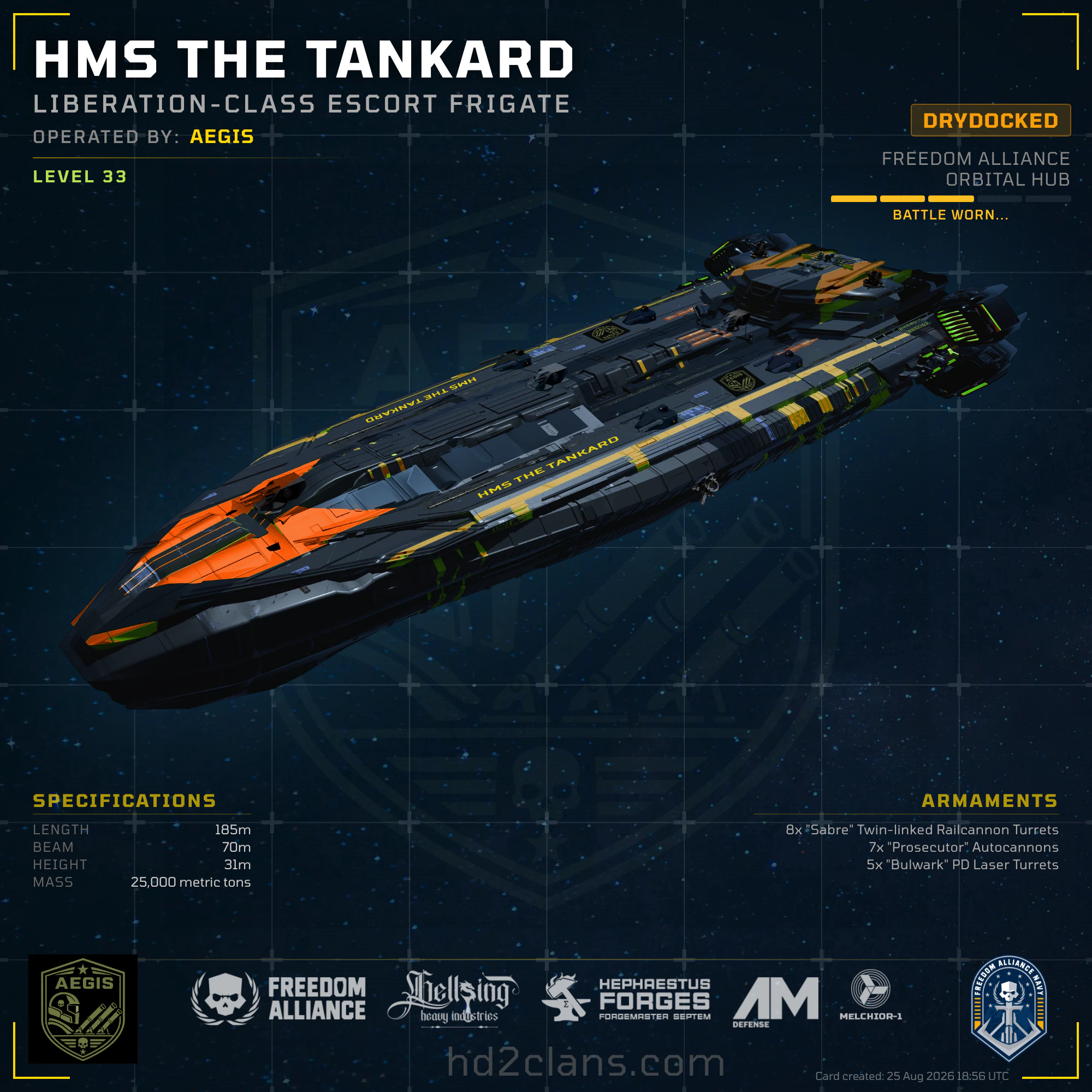 HMS THE TANKARD