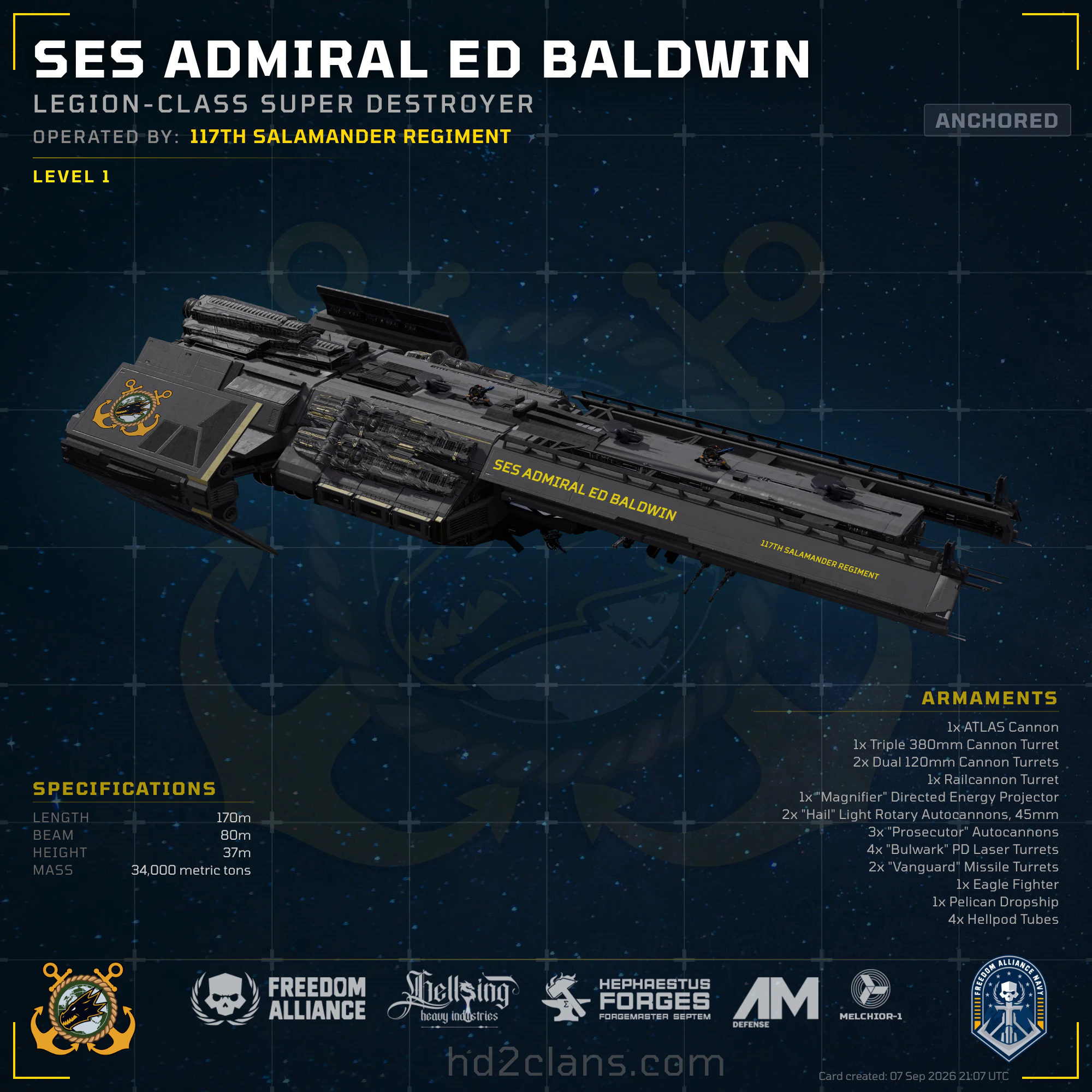 SES Admiral Ed Baldwin