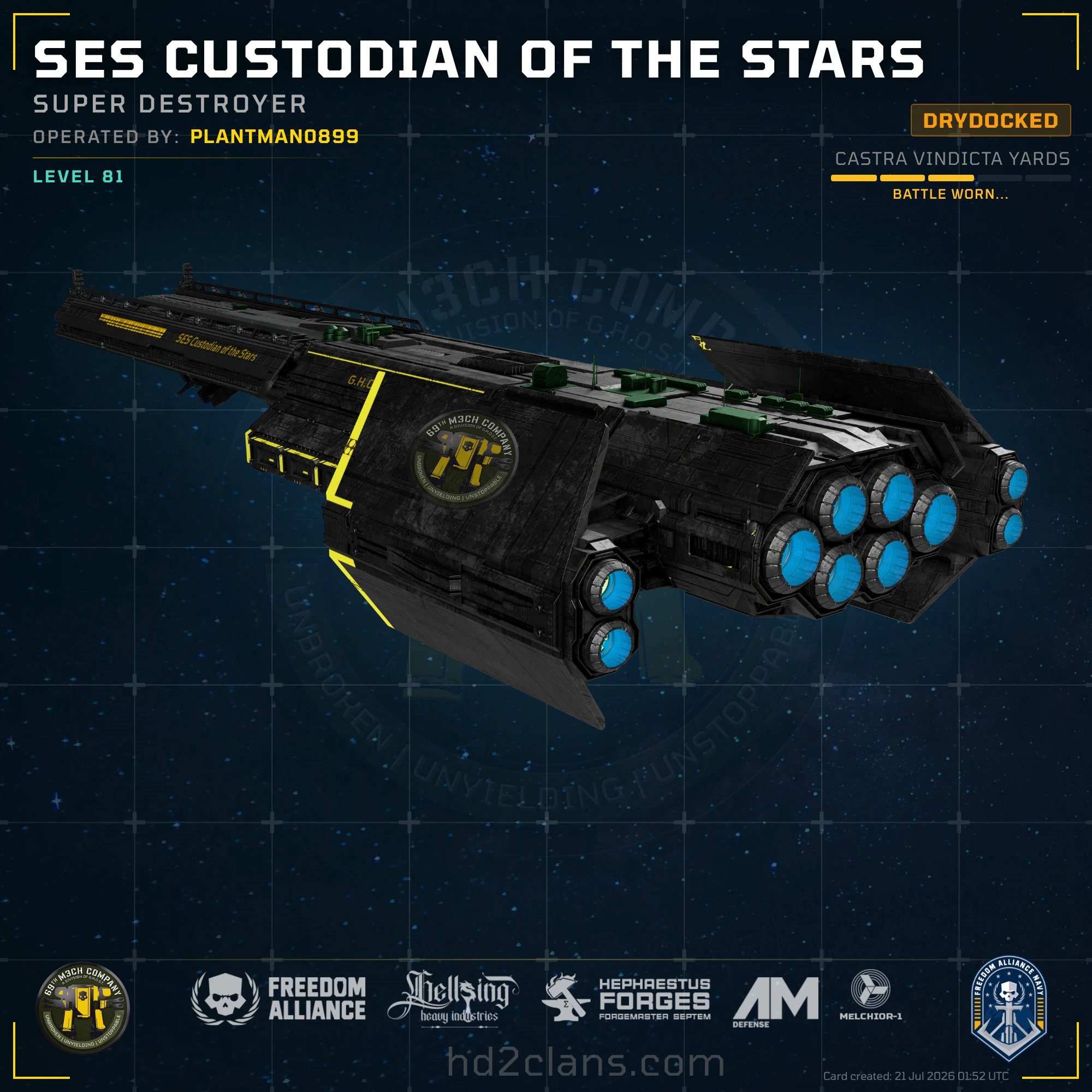 SES Custodian of the Stars