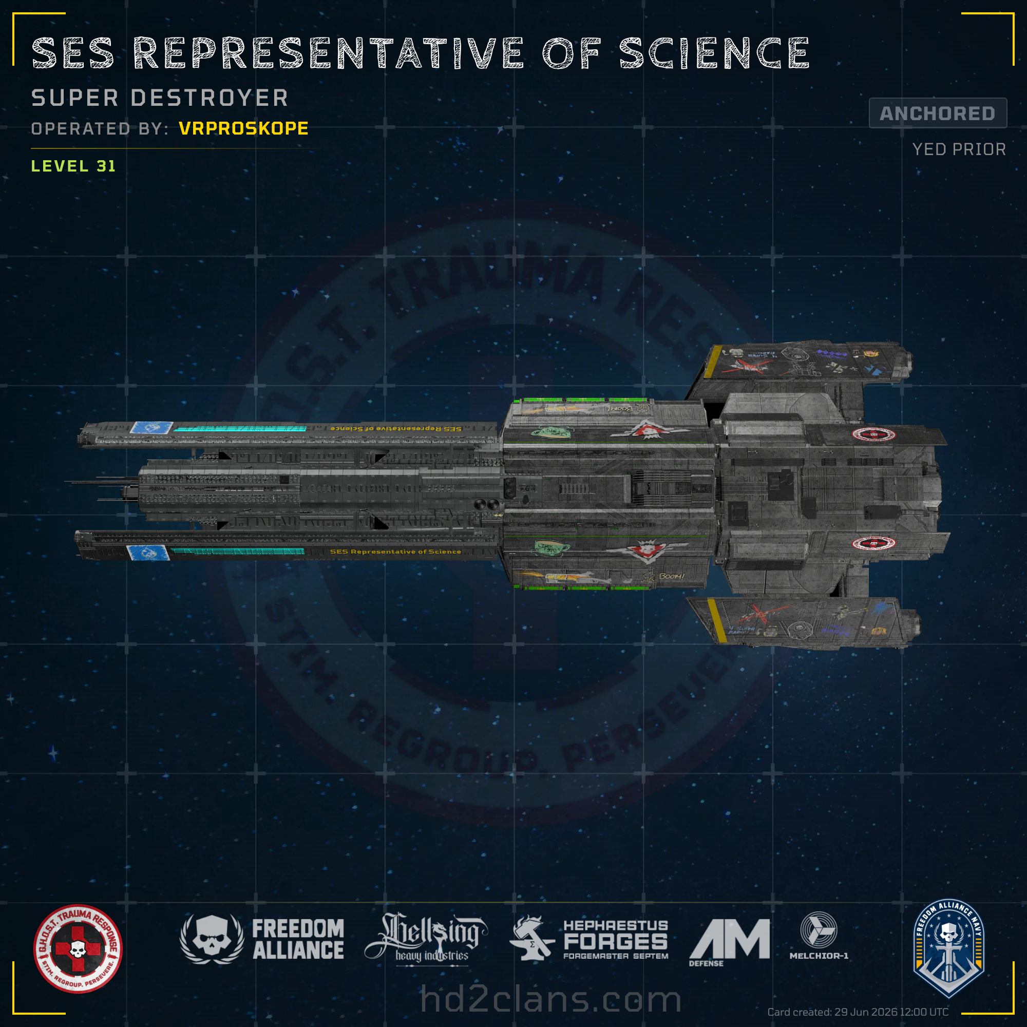 SES Representative of Science