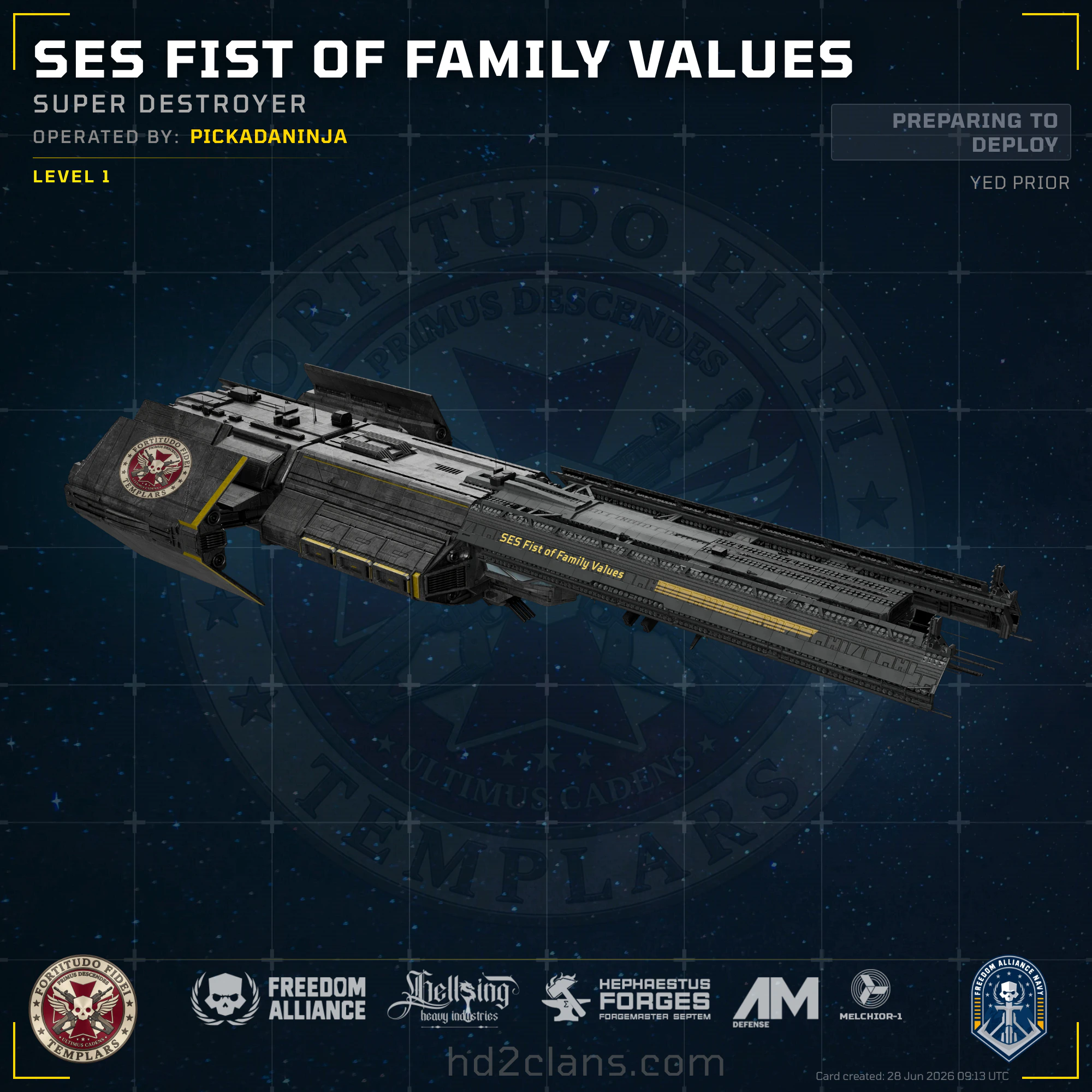 SES Fist of Family Values
