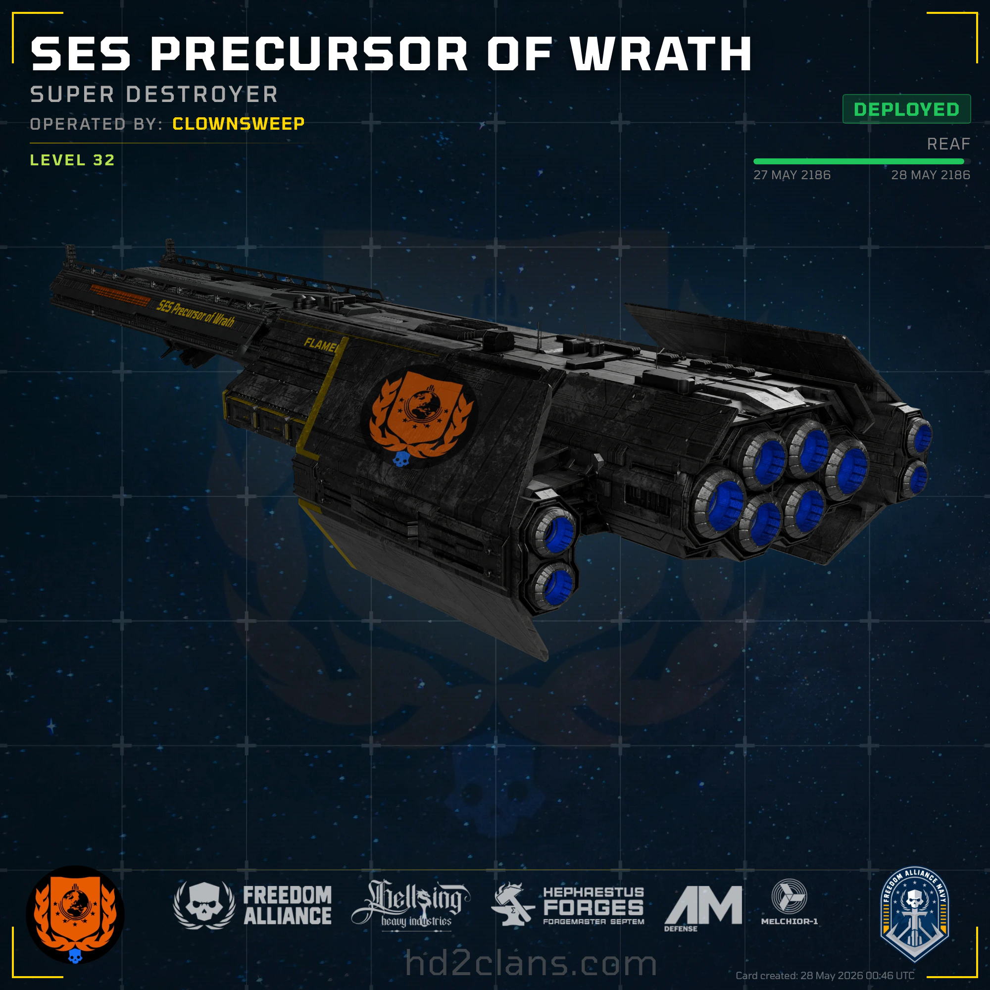 SES Precursor of Wrath