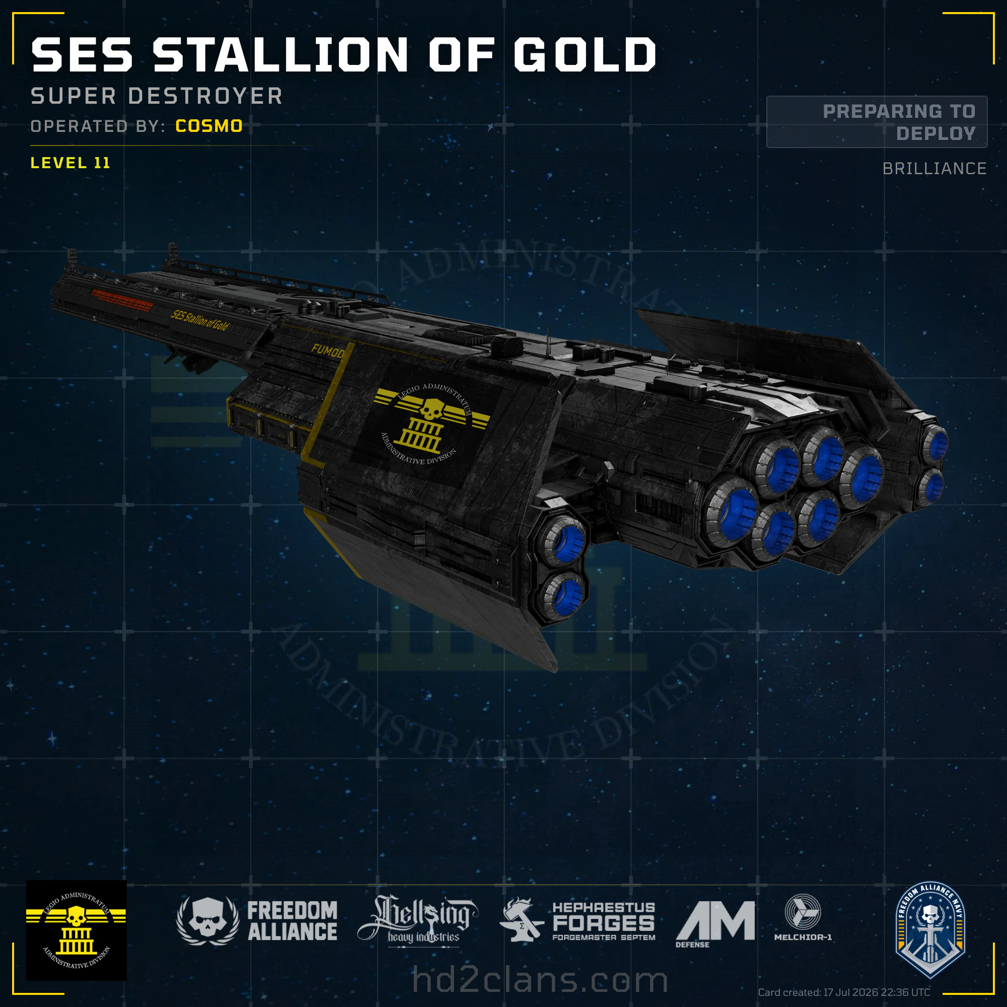 SES Stallion of Gold