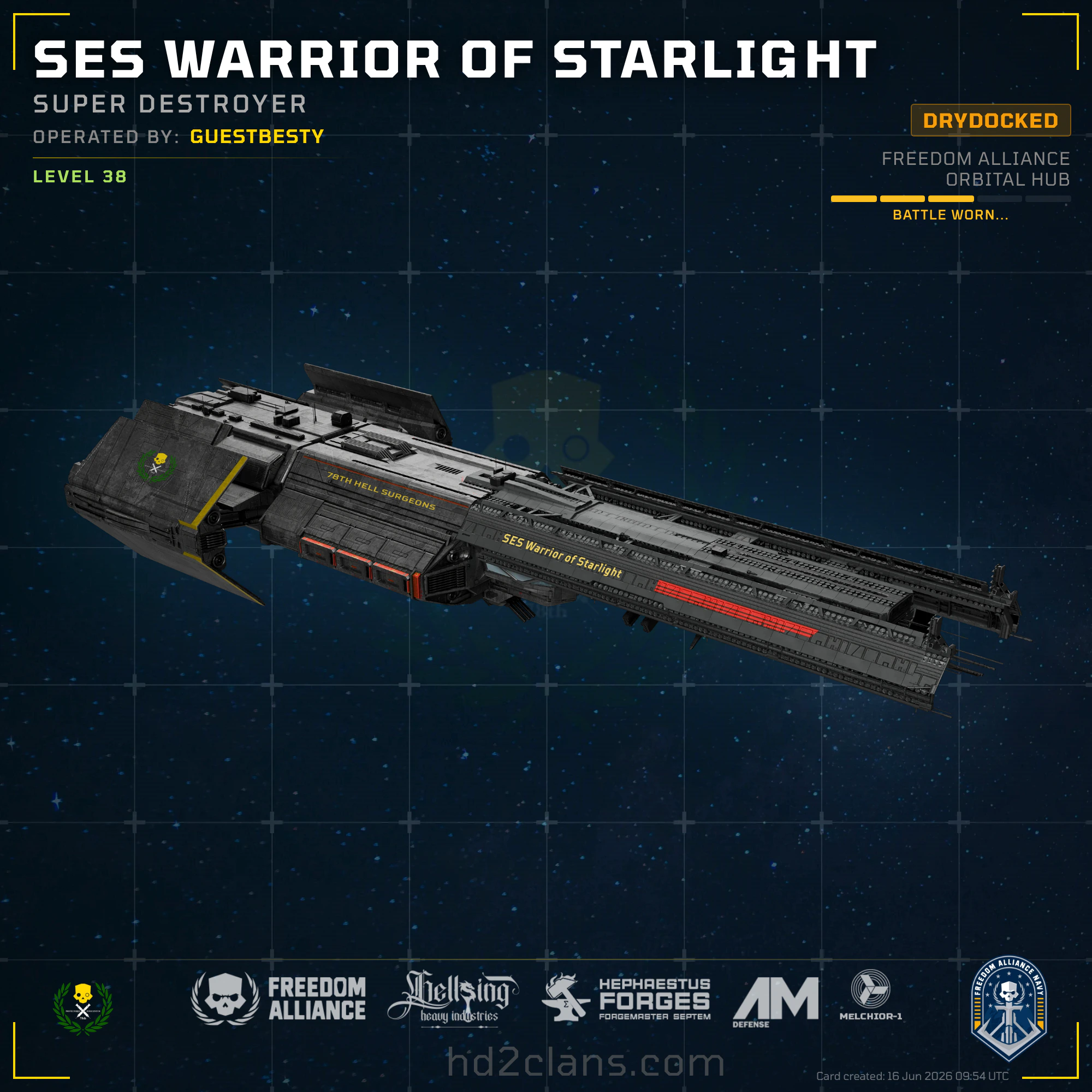 SES Warrior of Starlight