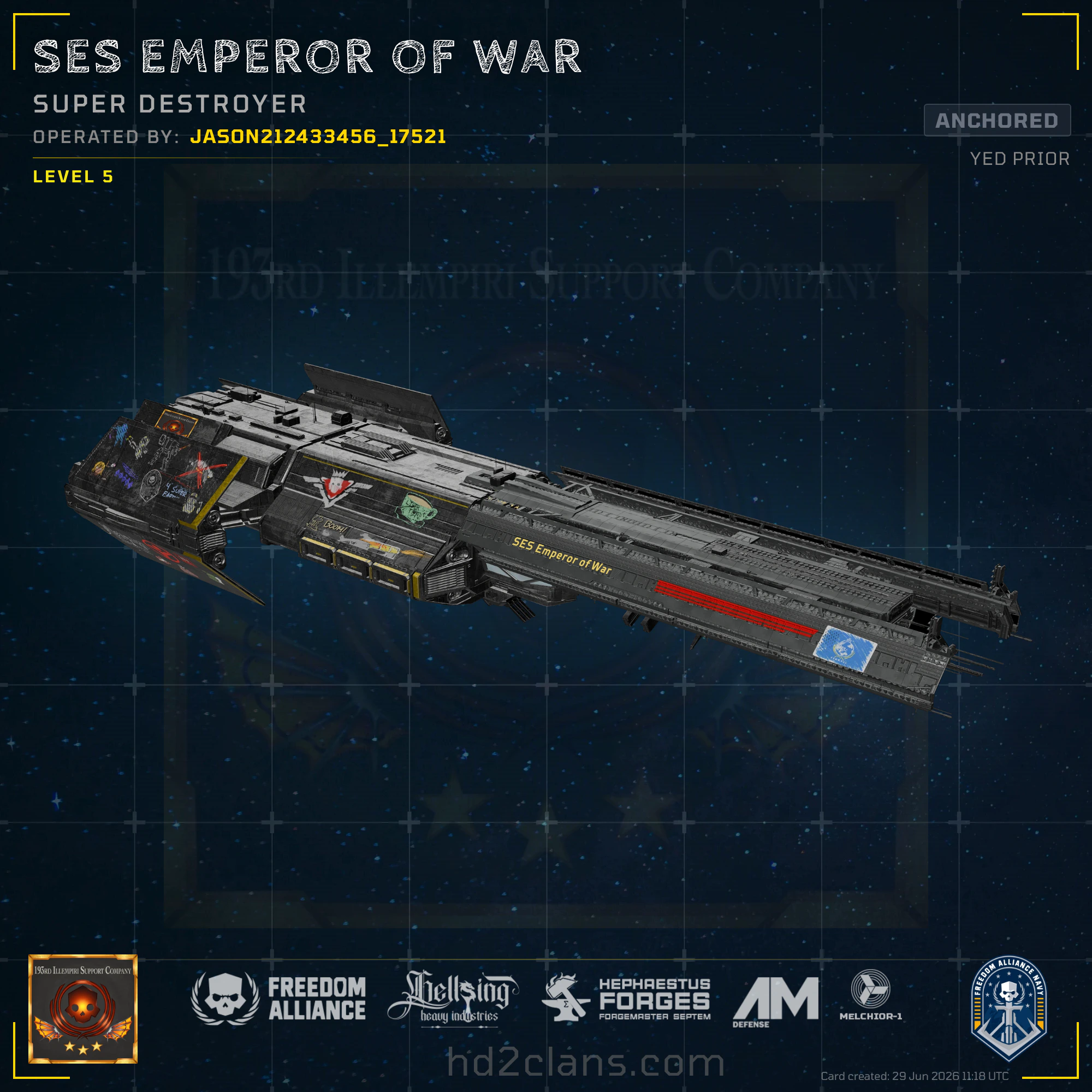 SES Emperor of War