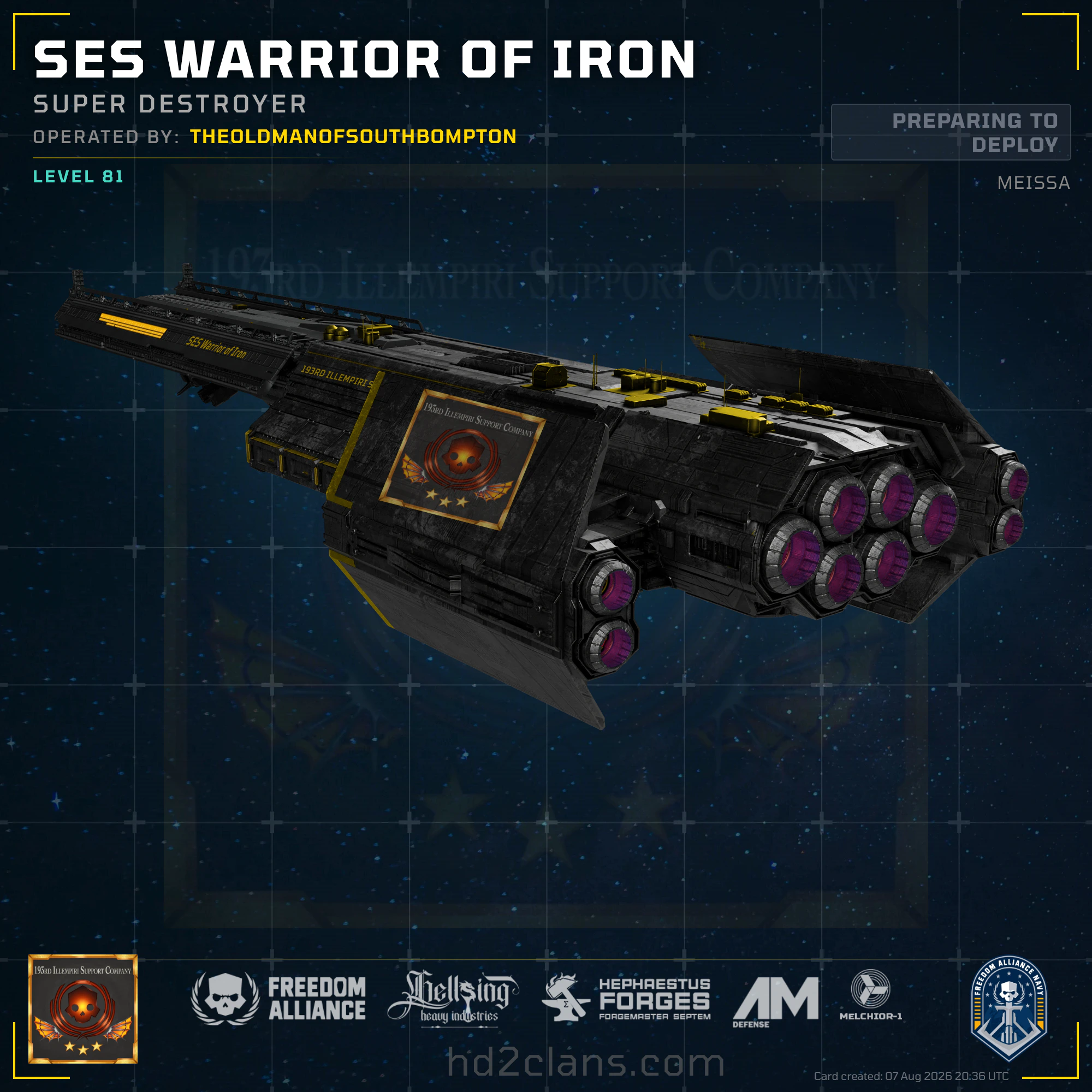 SES Warrior of Iron