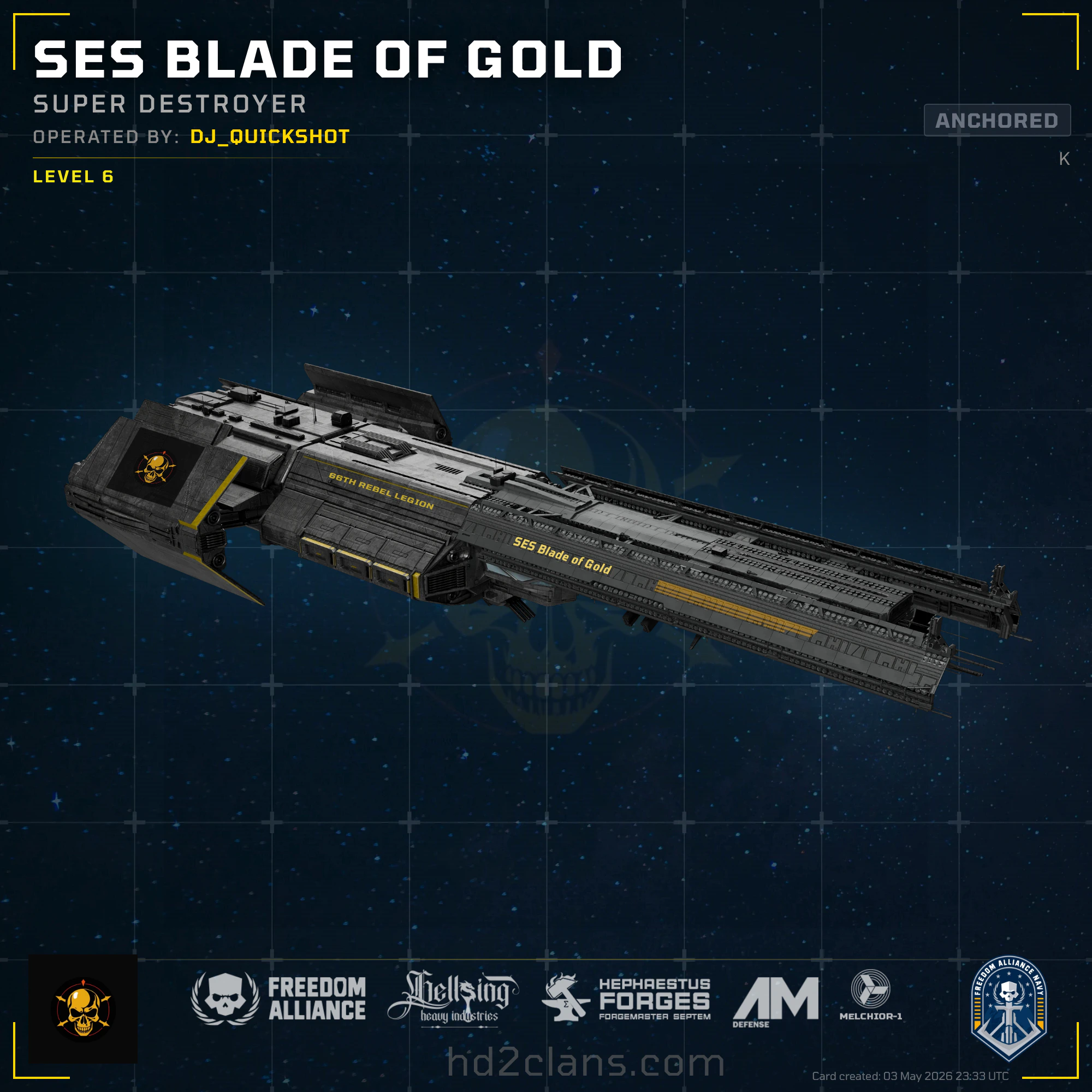 SES Blade of Gold