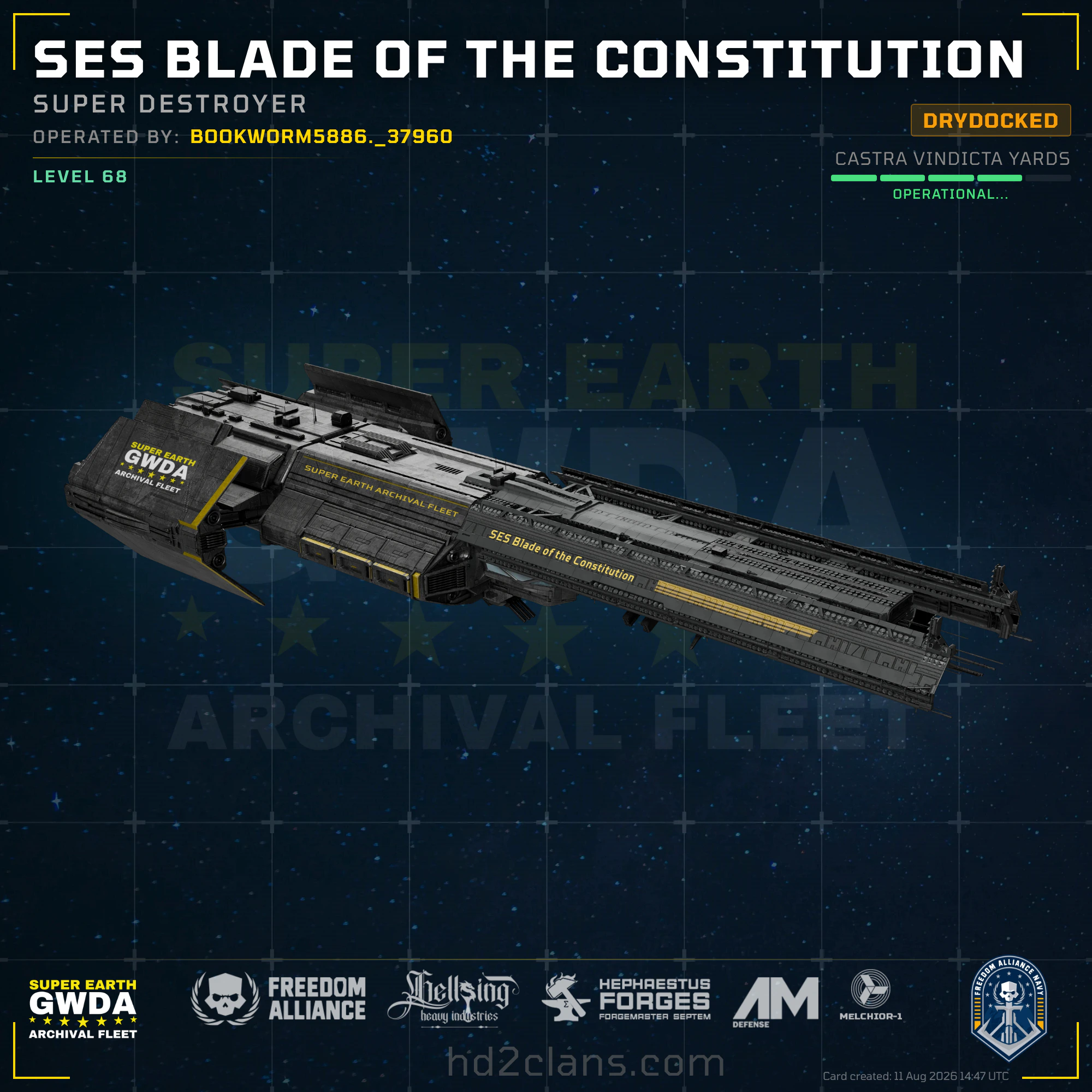 SES Blade of the Constitution