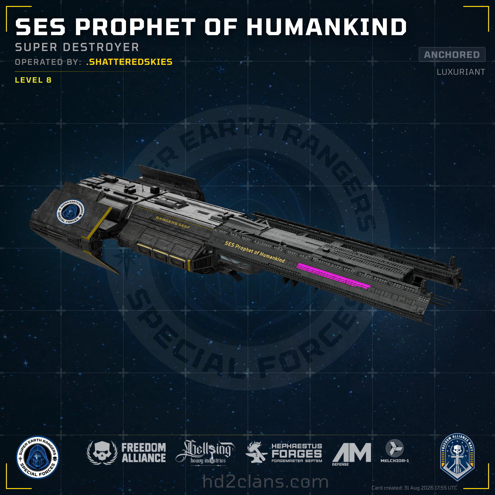SES Prophet of Humankind