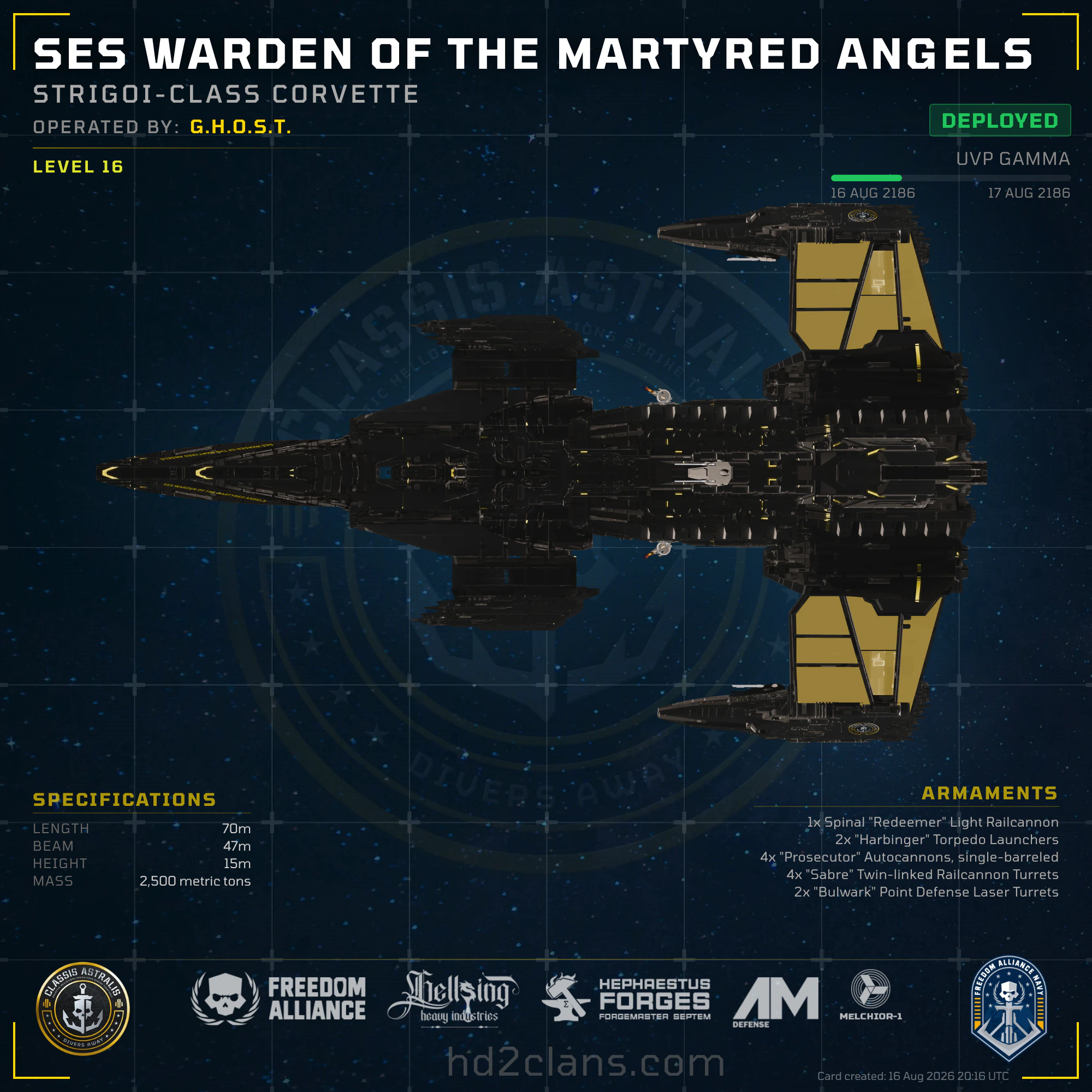 SES Warden of the Martyred Angels