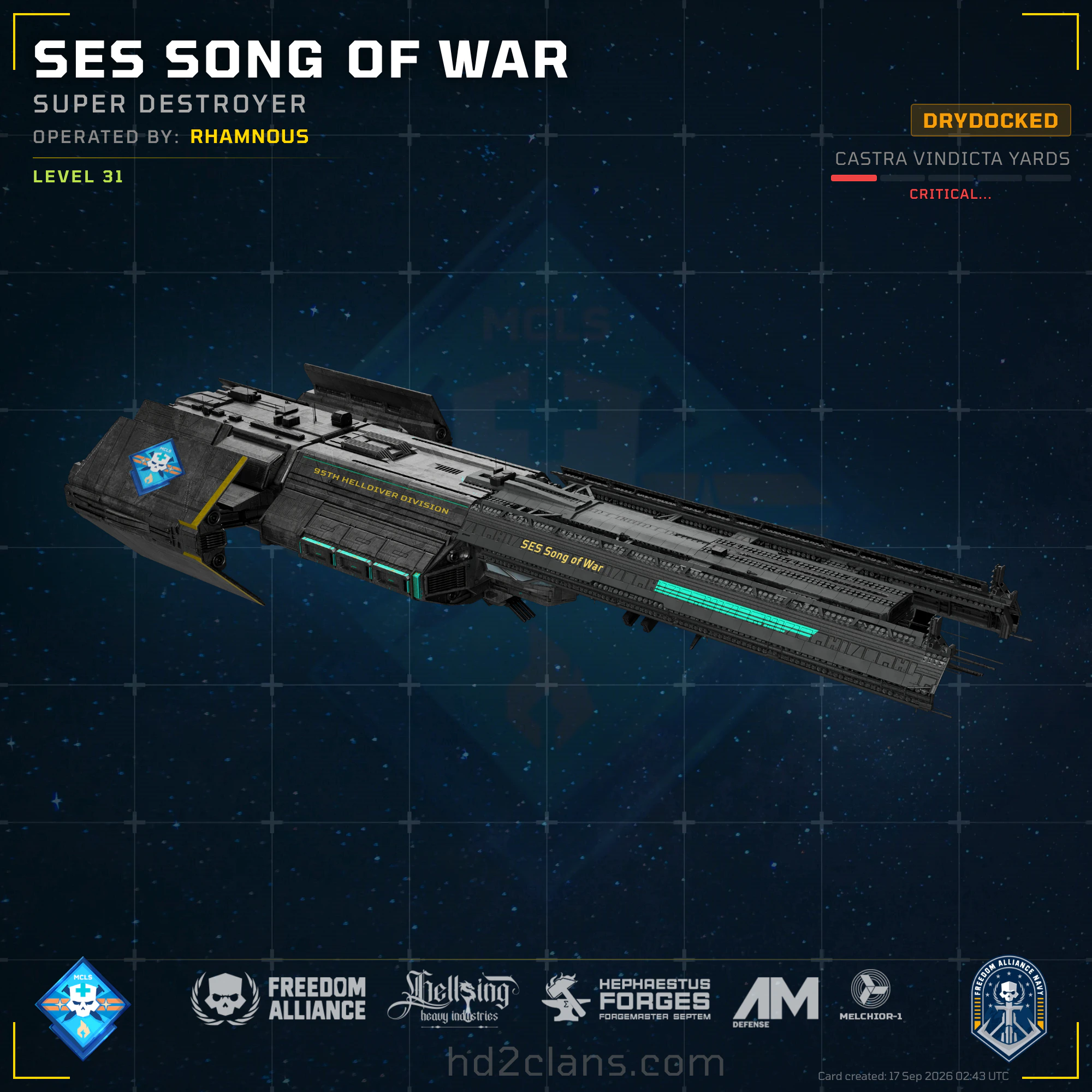 SES Song of War