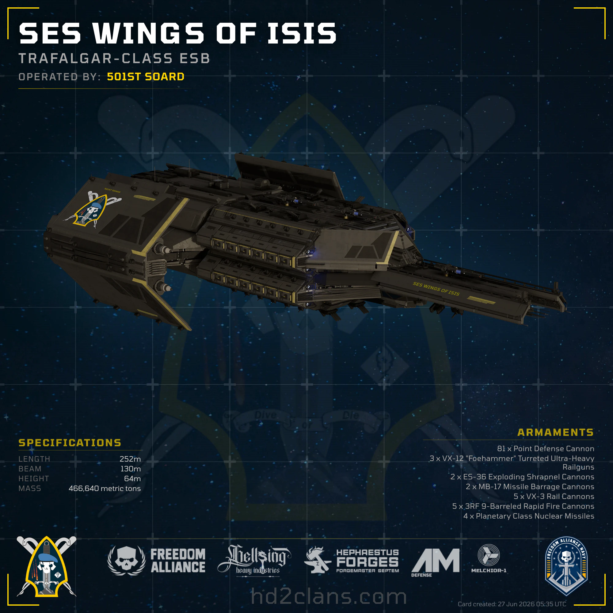 SES Wings of Isis
