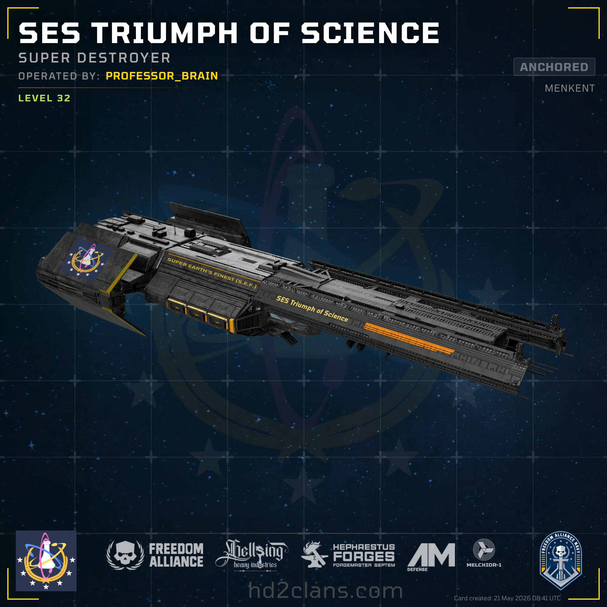 SES Triumph of Science