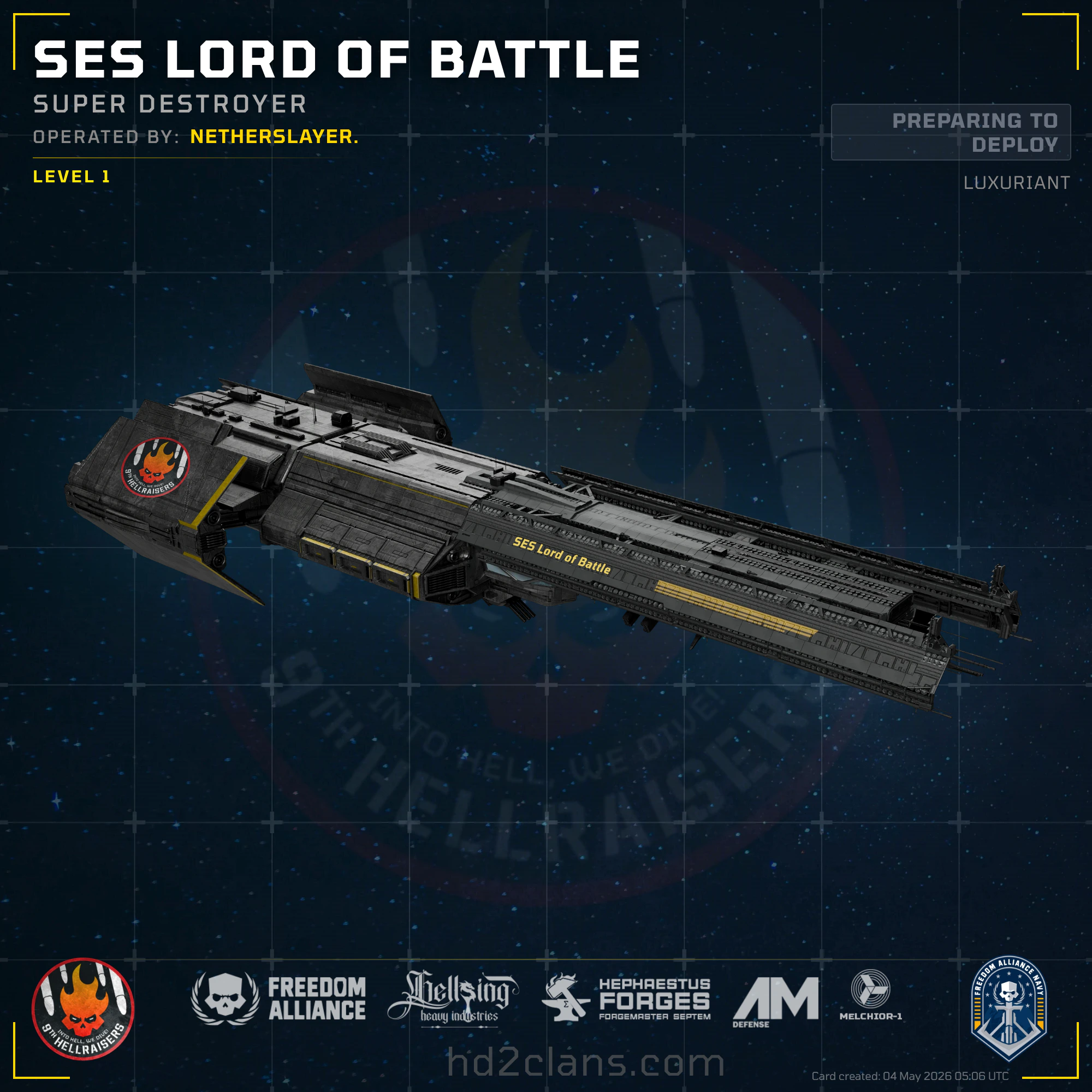 SES Lord of Battle