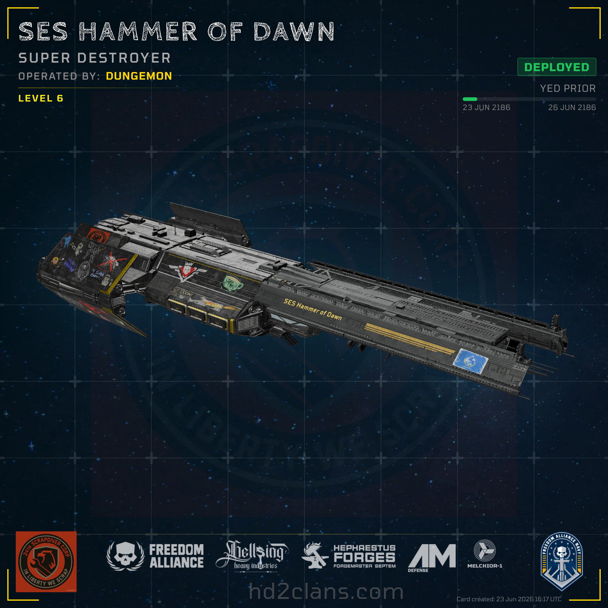 SES Hammer of Dawn