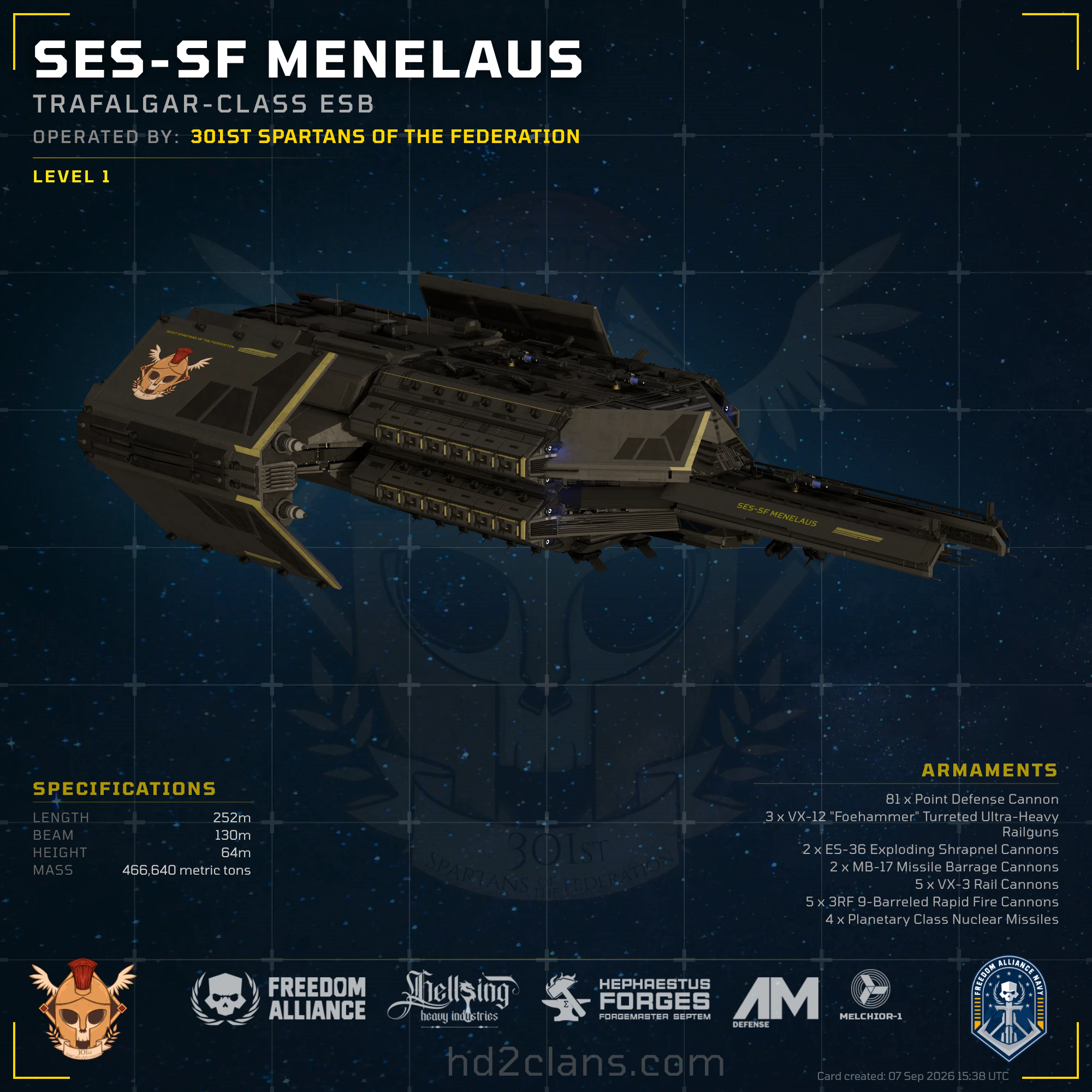 SES-SF Menelaus