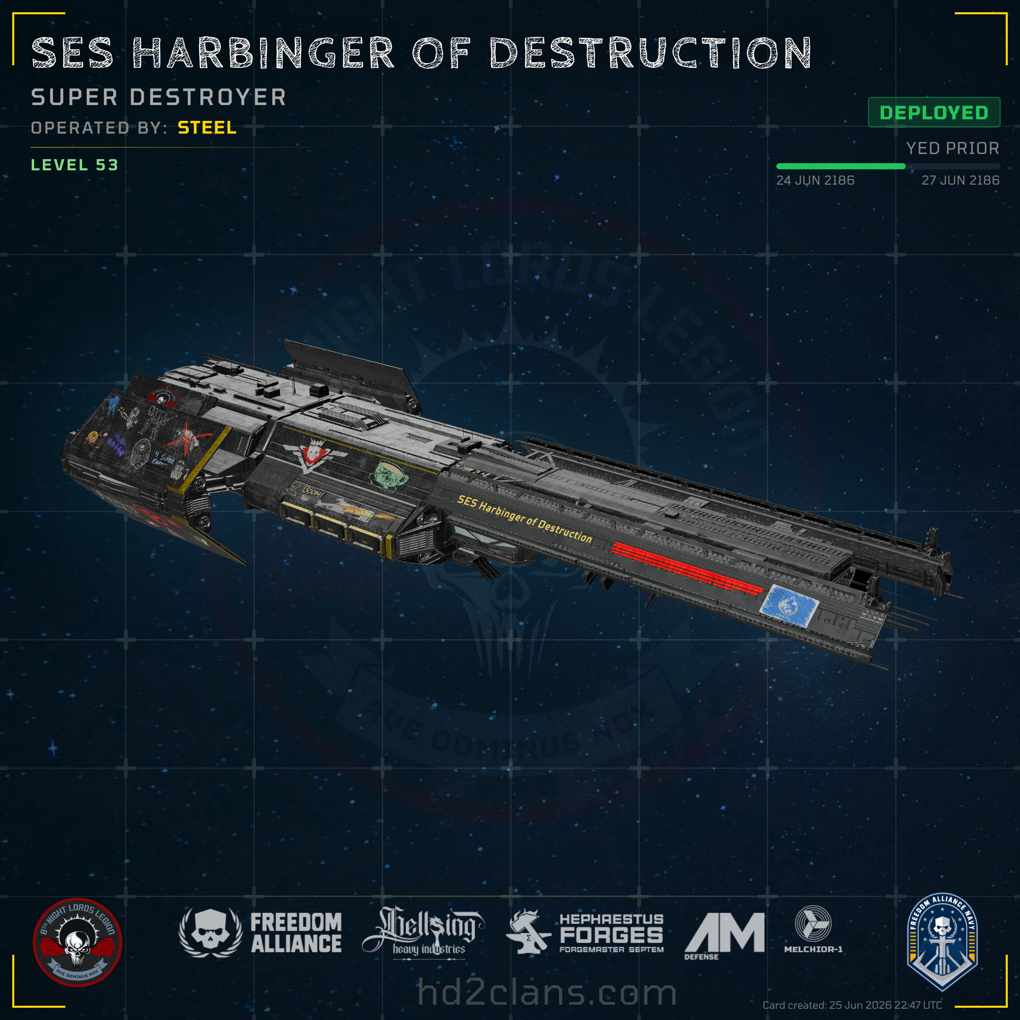 SES Harbinger of Destruction