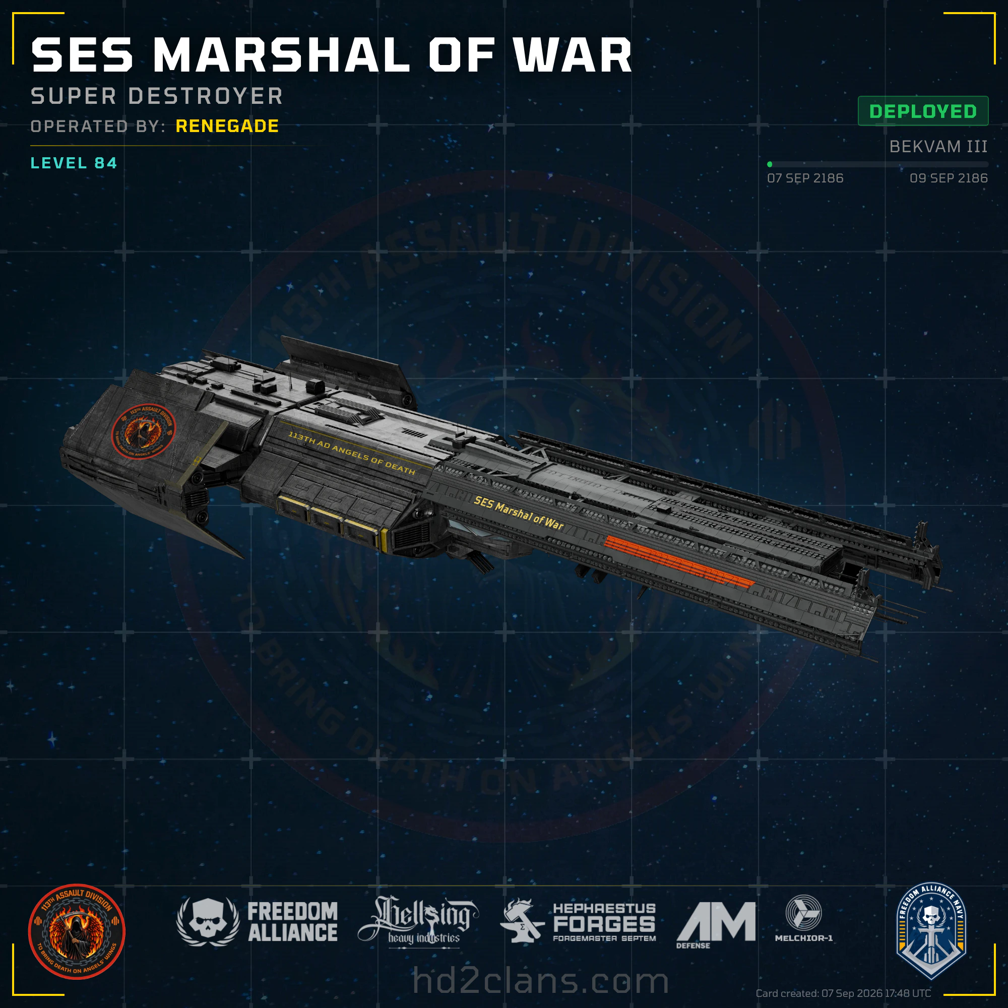 SES Marshal of War