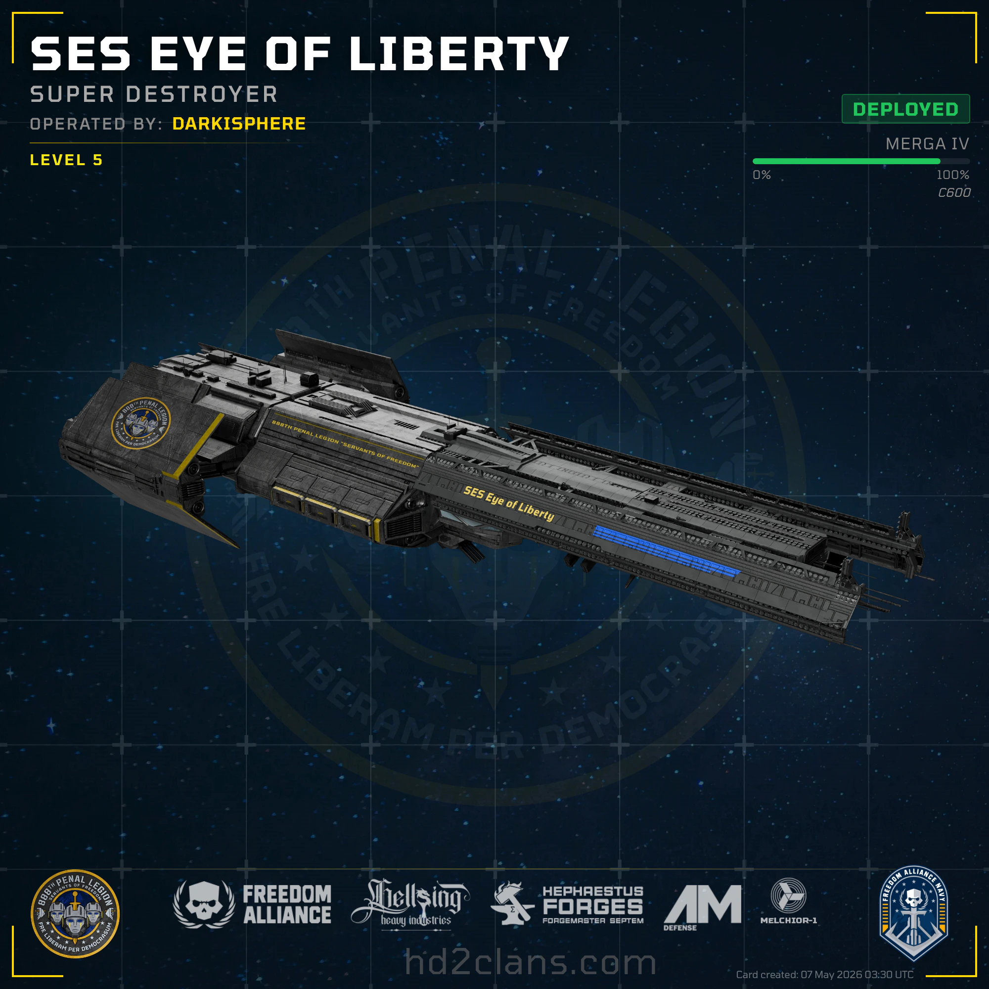 SES Eye of Liberty