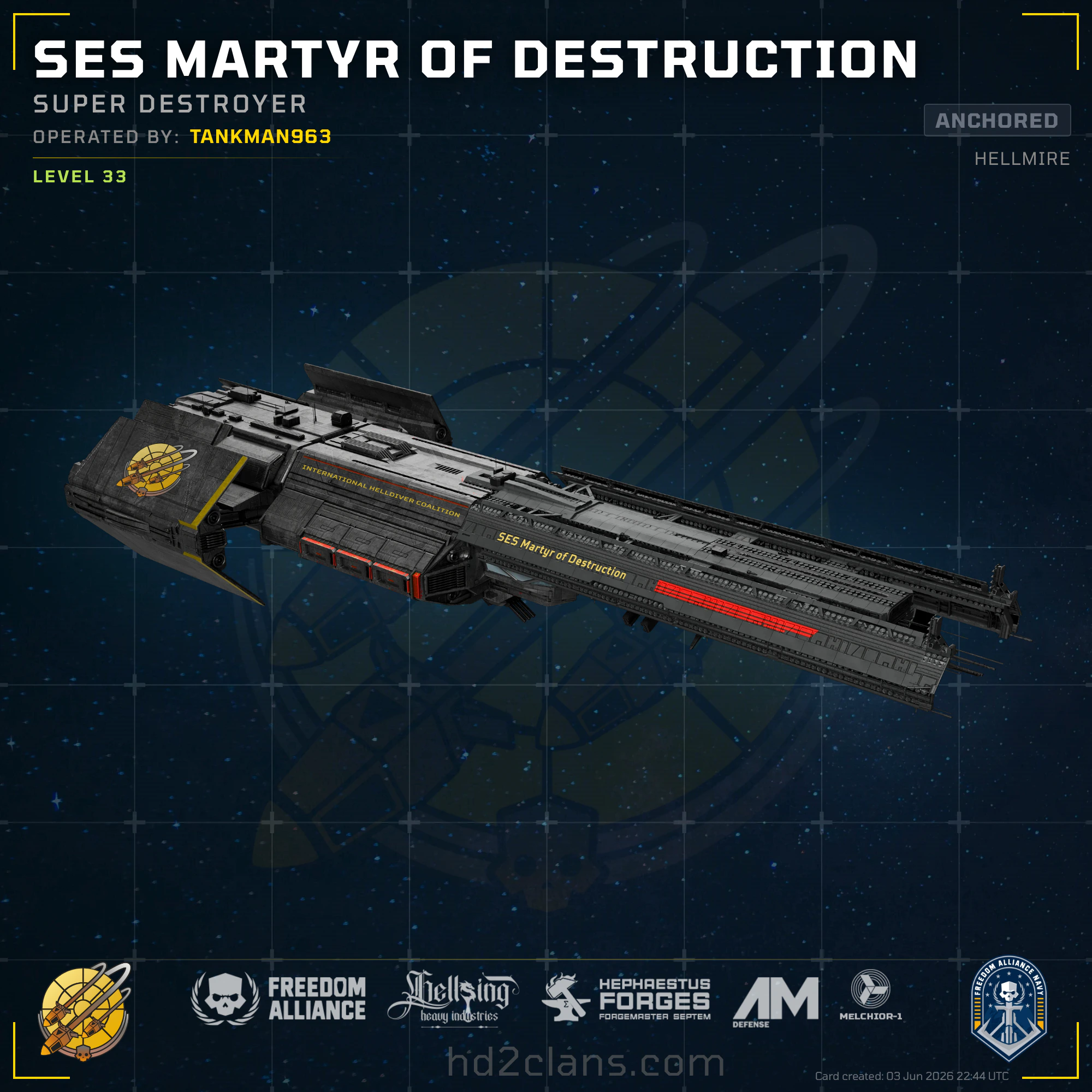 SES Martyr of Destruction