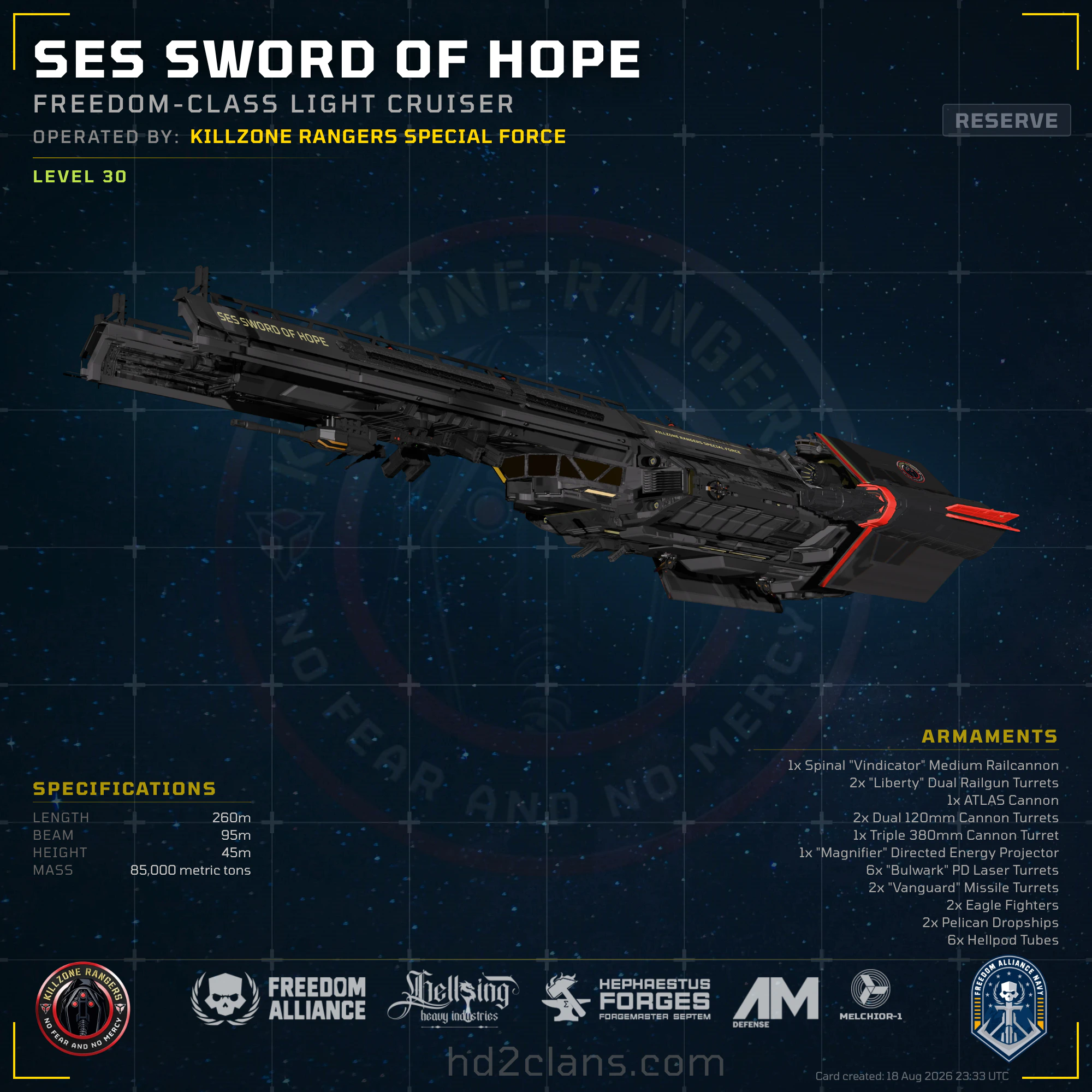 SES Sword Of Hope