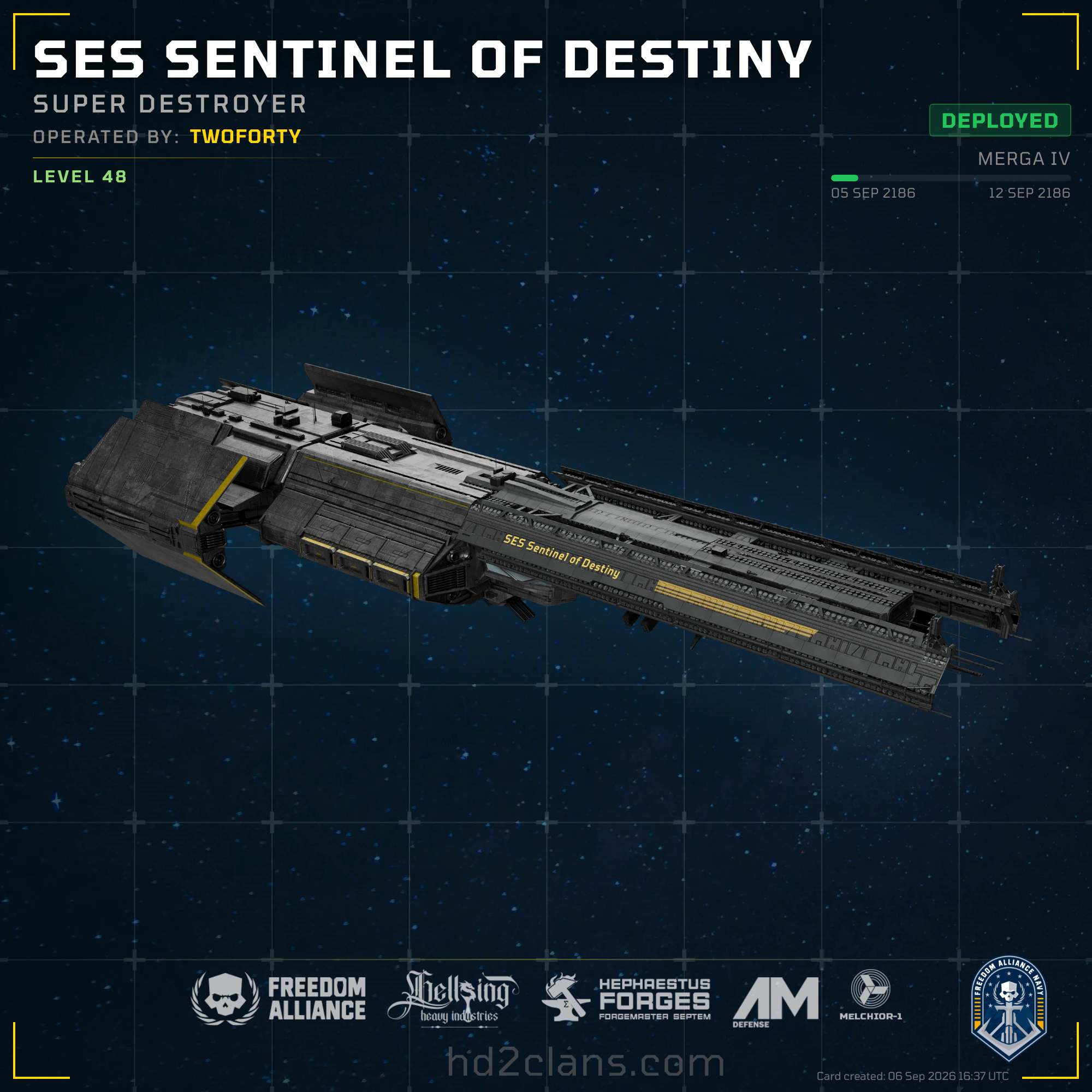 SES Sentinel of Destiny