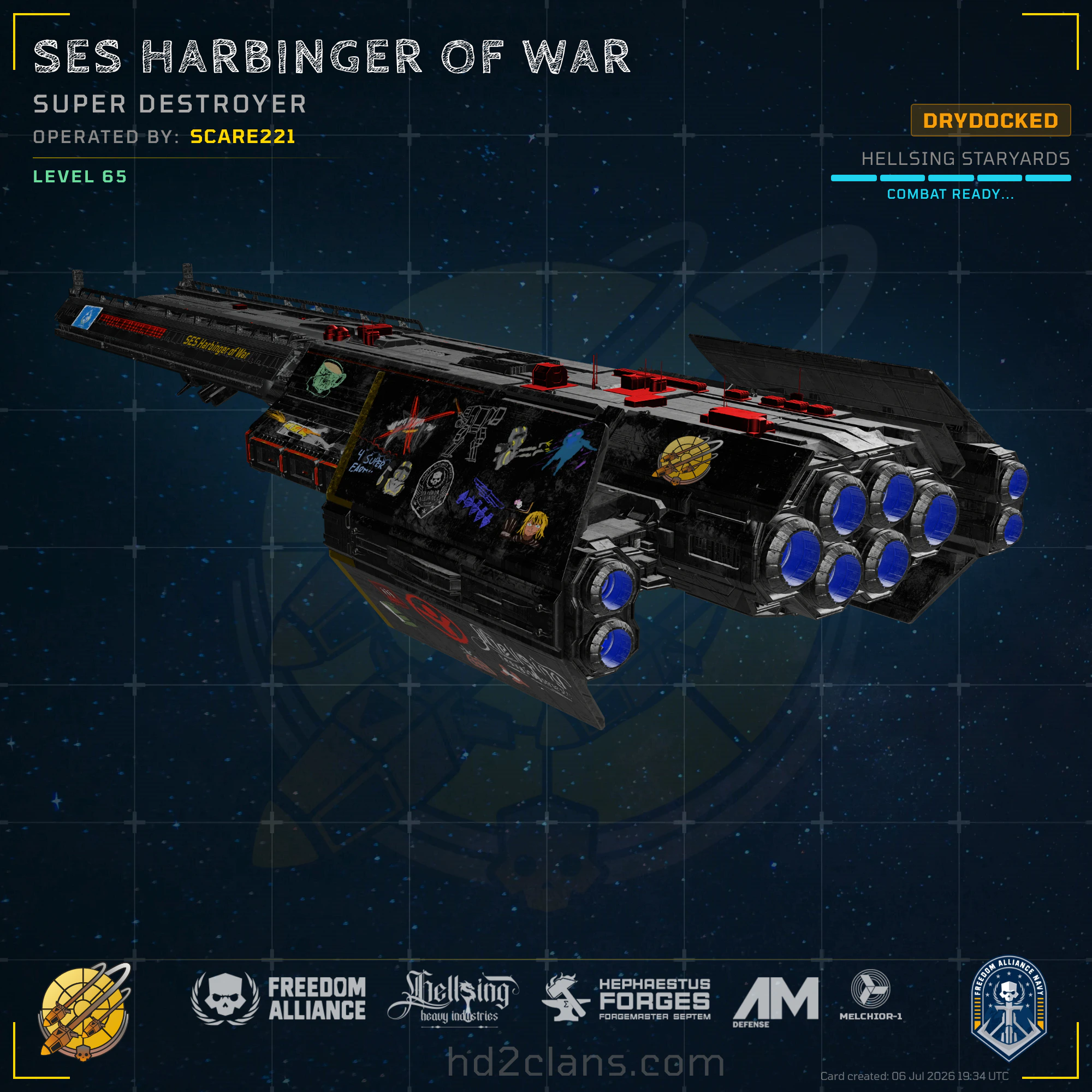 SES Harbinger of War
